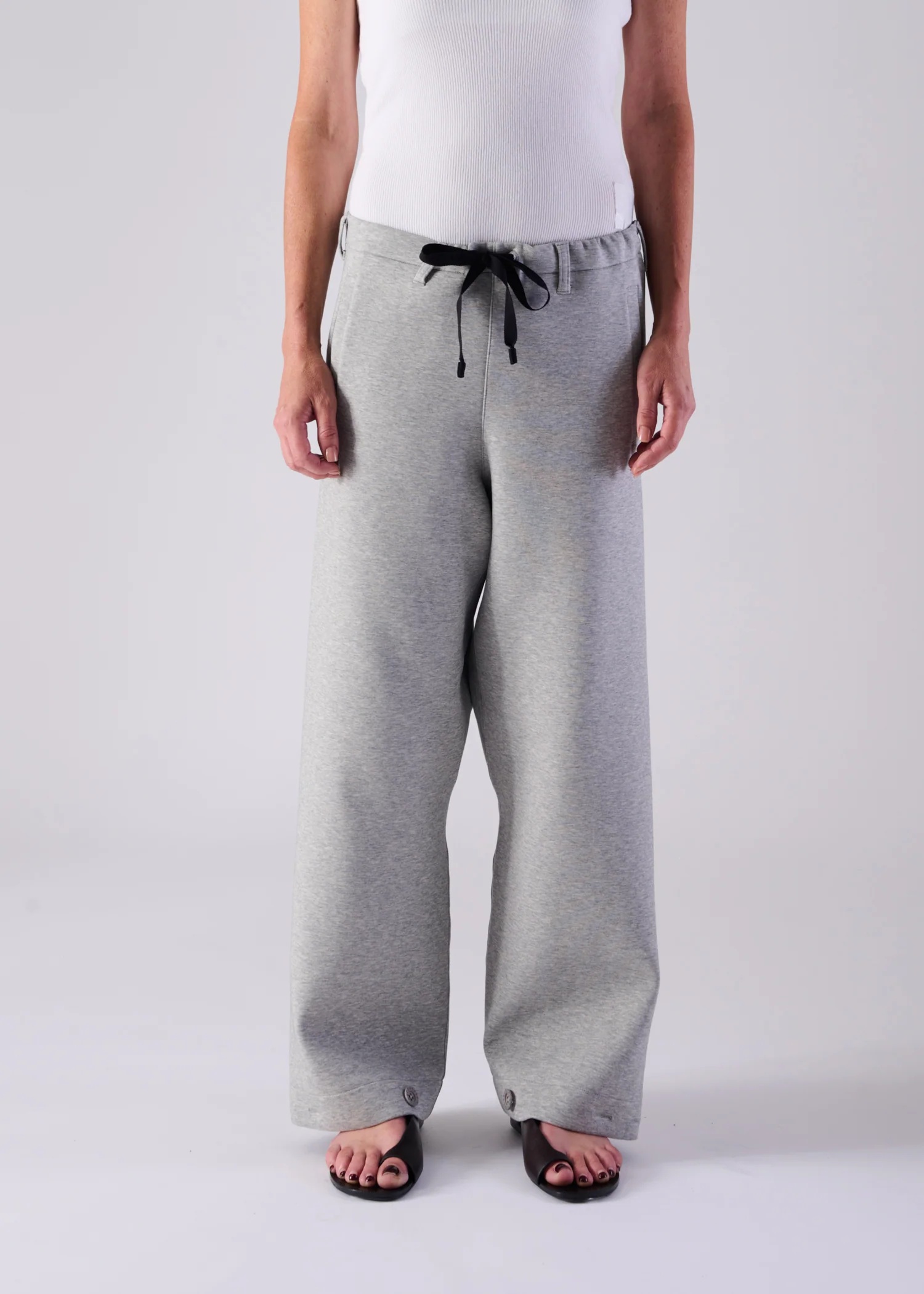 44 LANA TROUSERS / AIRY COTTON DOUBLE JERSEY - C14 - Image 24