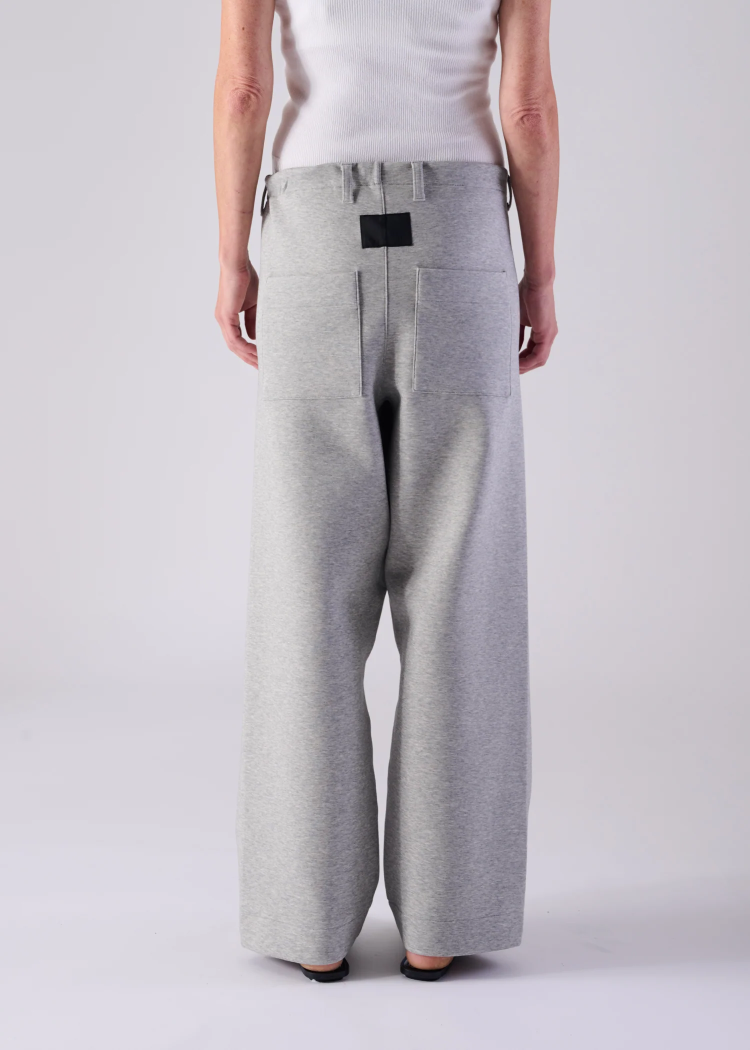 44 LANA TROUSERS / AIRY COTTON DOUBLE JERSEY - C14 - Image 25