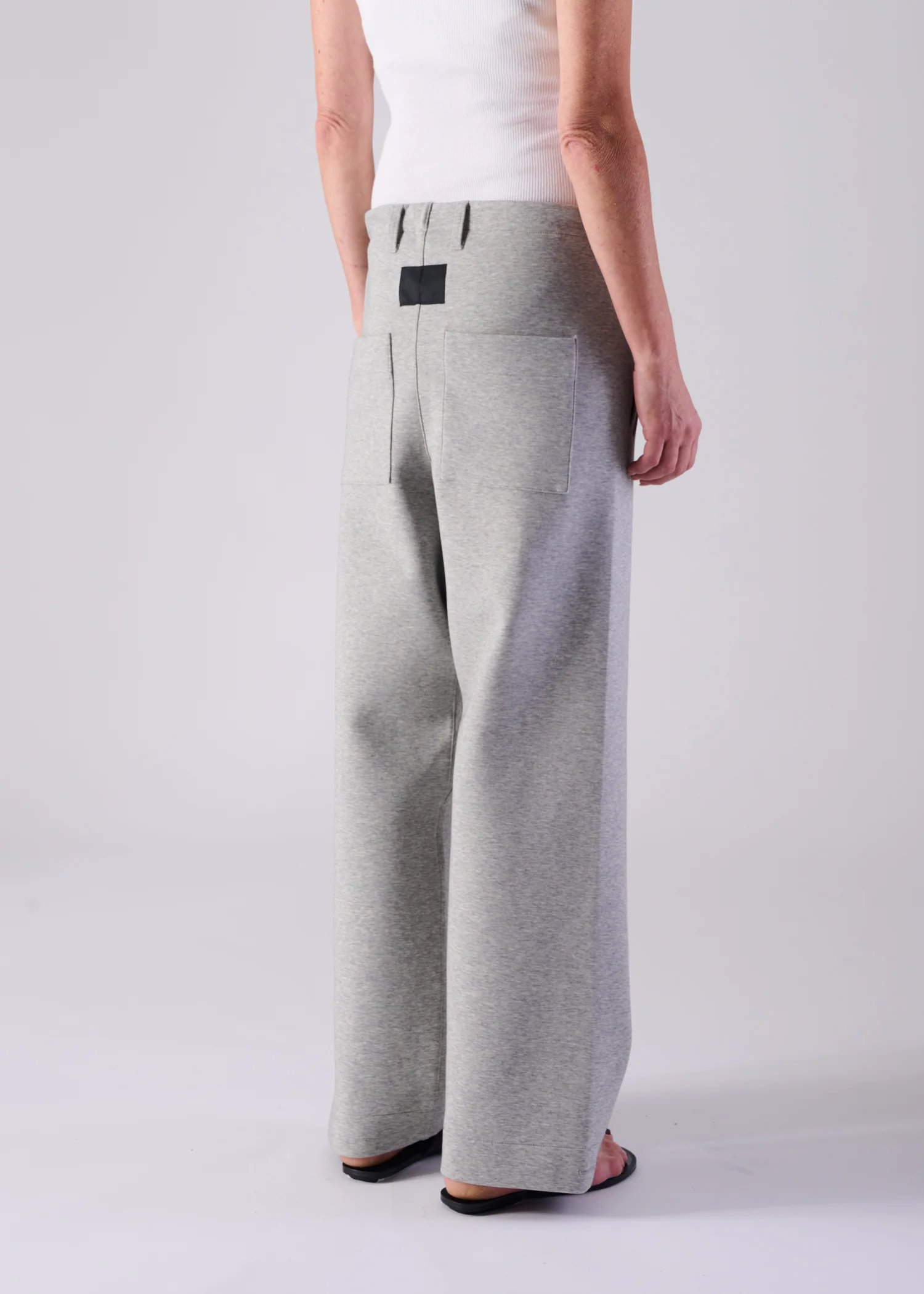 44 LANA TROUSERS / AIRY COTTON DOUBLE JERSEY - C14 - Image 26