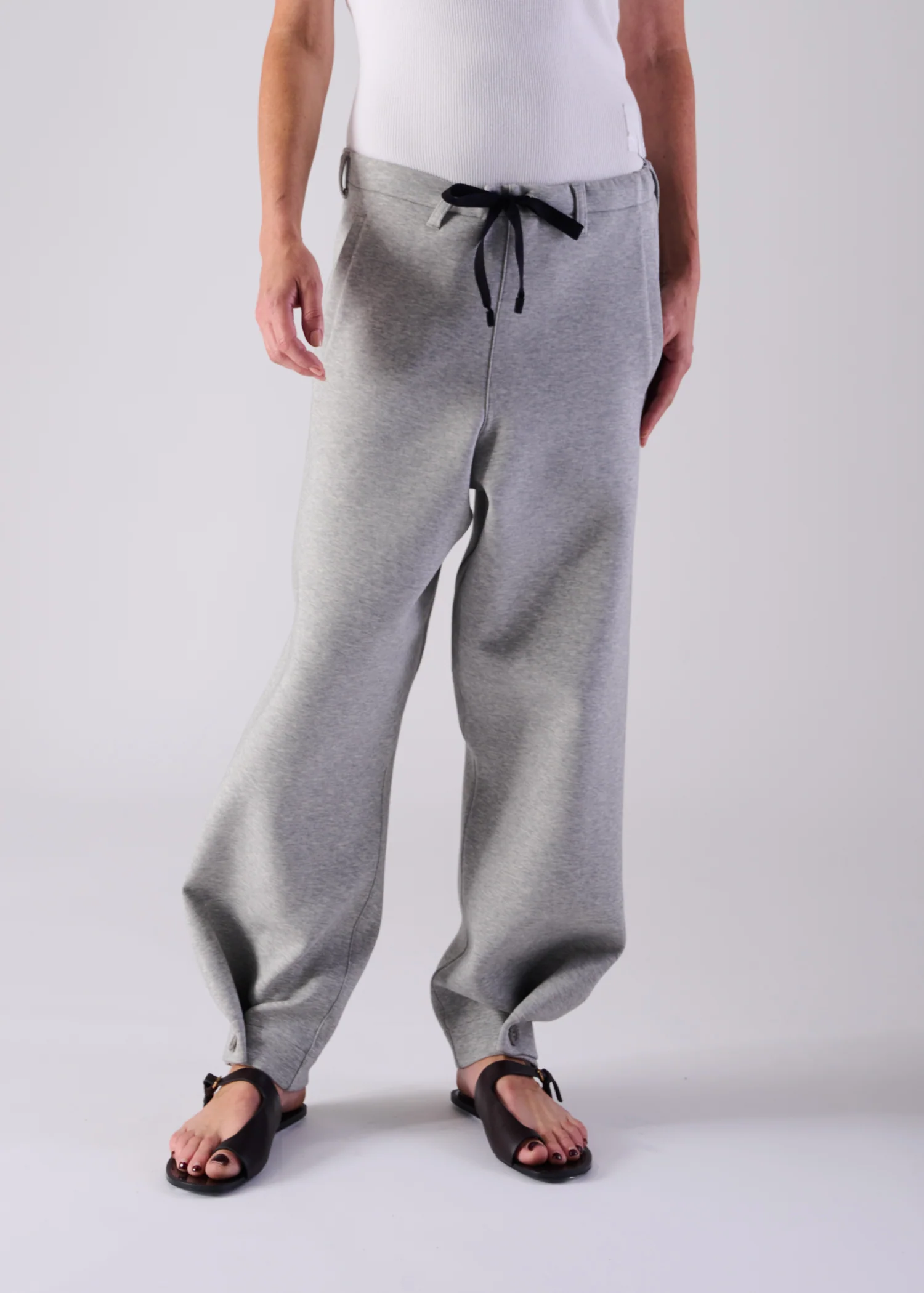 44 LANA TROUSERS / AIRY COTTON DOUBLE JERSEY - C14 - Image 27