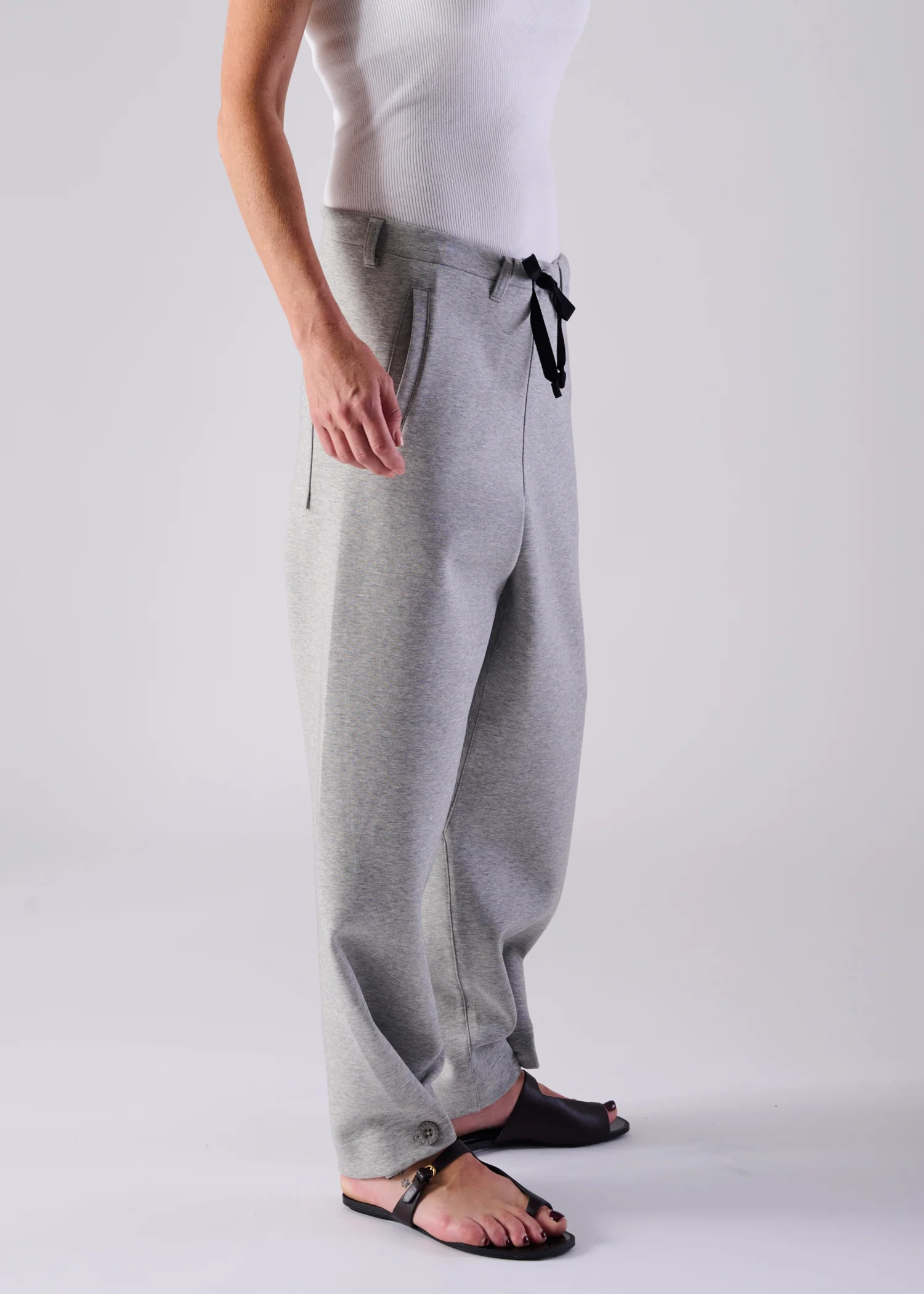 44 LANA TROUSERS / AIRY COTTON DOUBLE JERSEY - C14 - Image 28