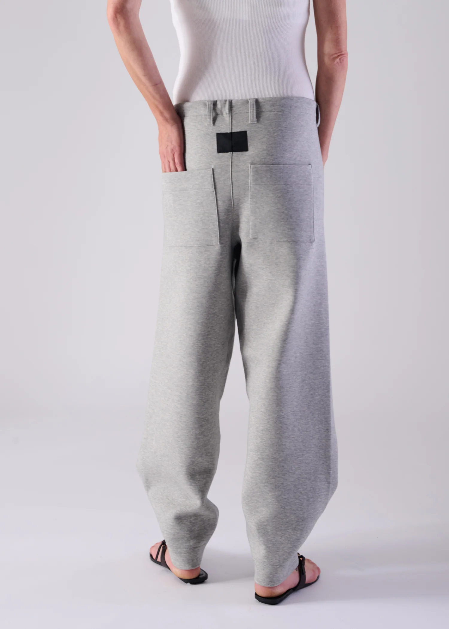44 LANA TROUSERS / AIRY COTTON DOUBLE JERSEY - C14 - Image 29
