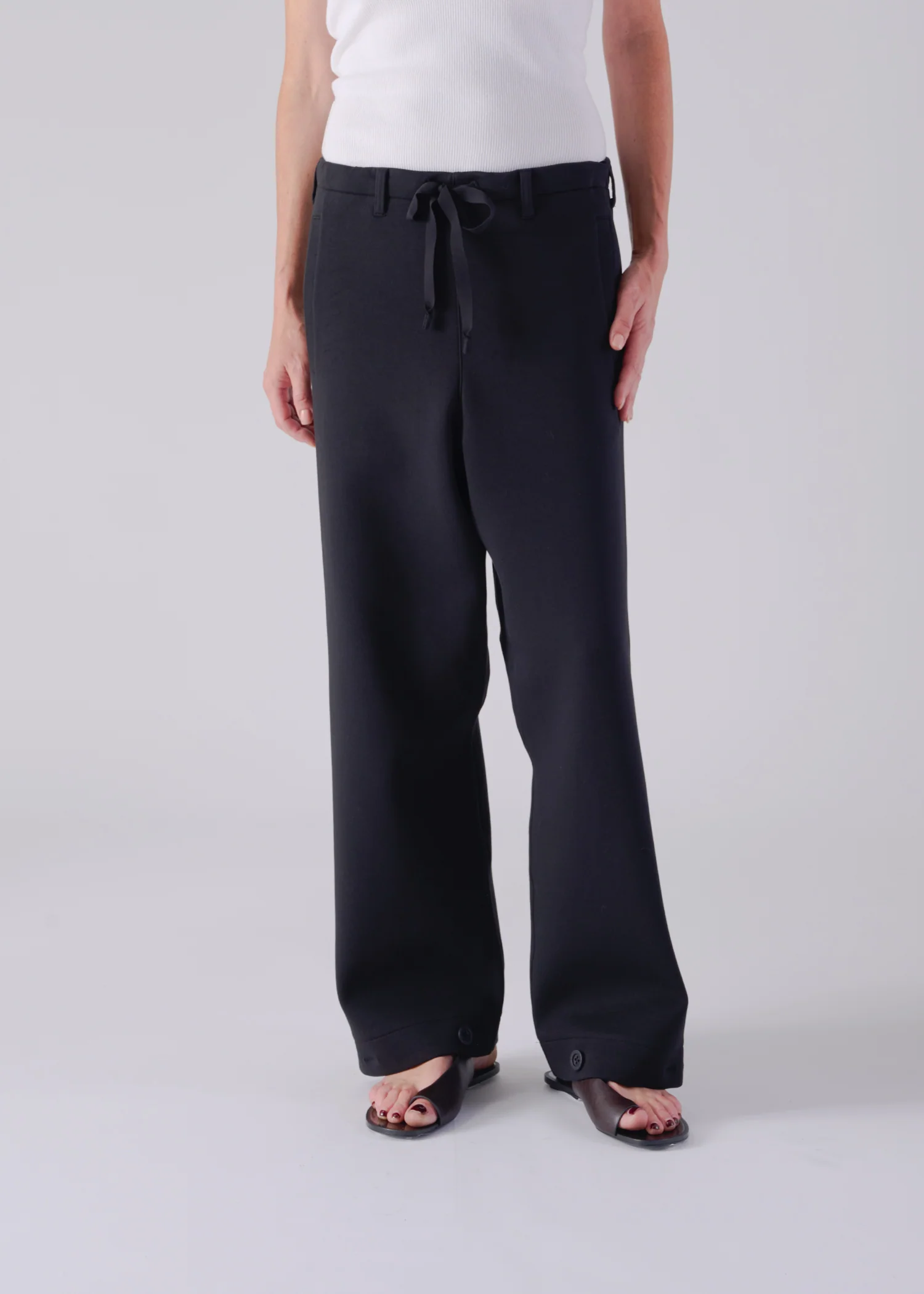 44 LANA TROUSERS / AIRY COTTON DOUBLE JERSEY - C14 - Image 32
