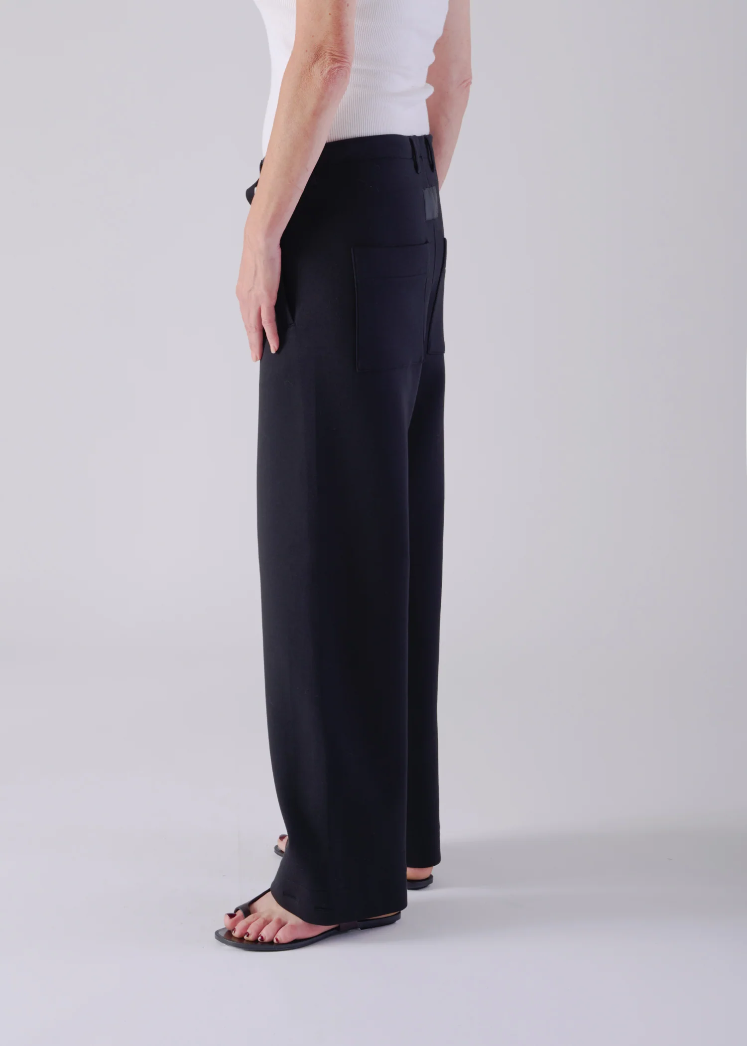 44 LANA TROUSERS / AIRY COTTON DOUBLE JERSEY - C14 - Image 33