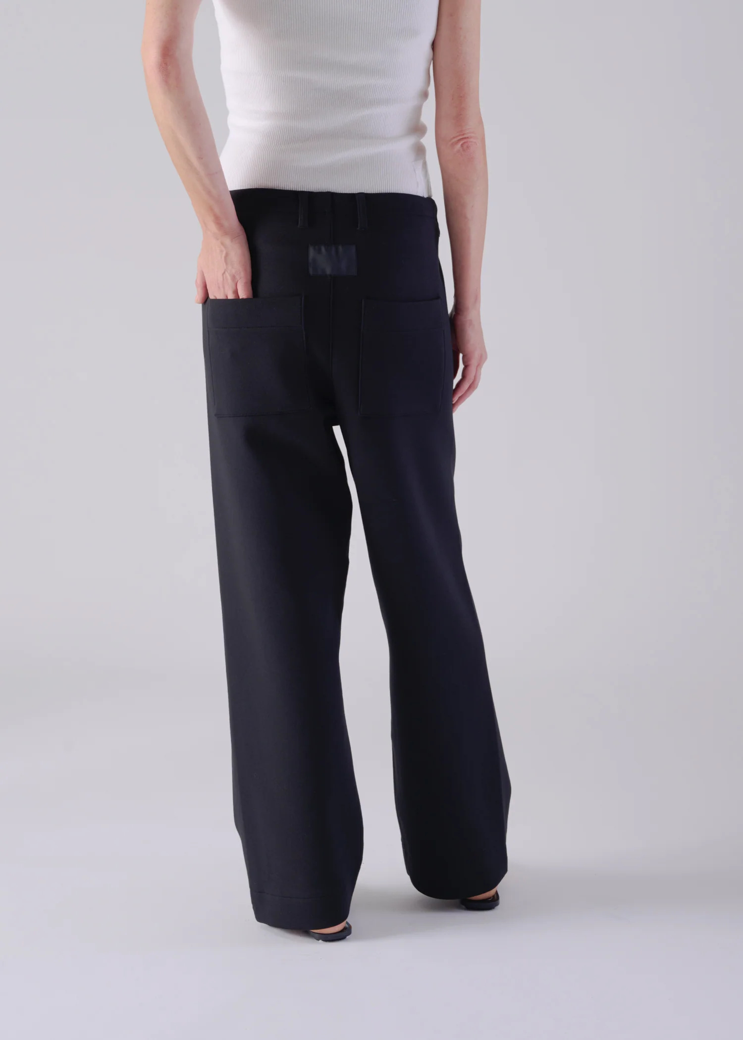 44 LANA TROUSERS / AIRY COTTON DOUBLE JERSEY - C14 - Image 34