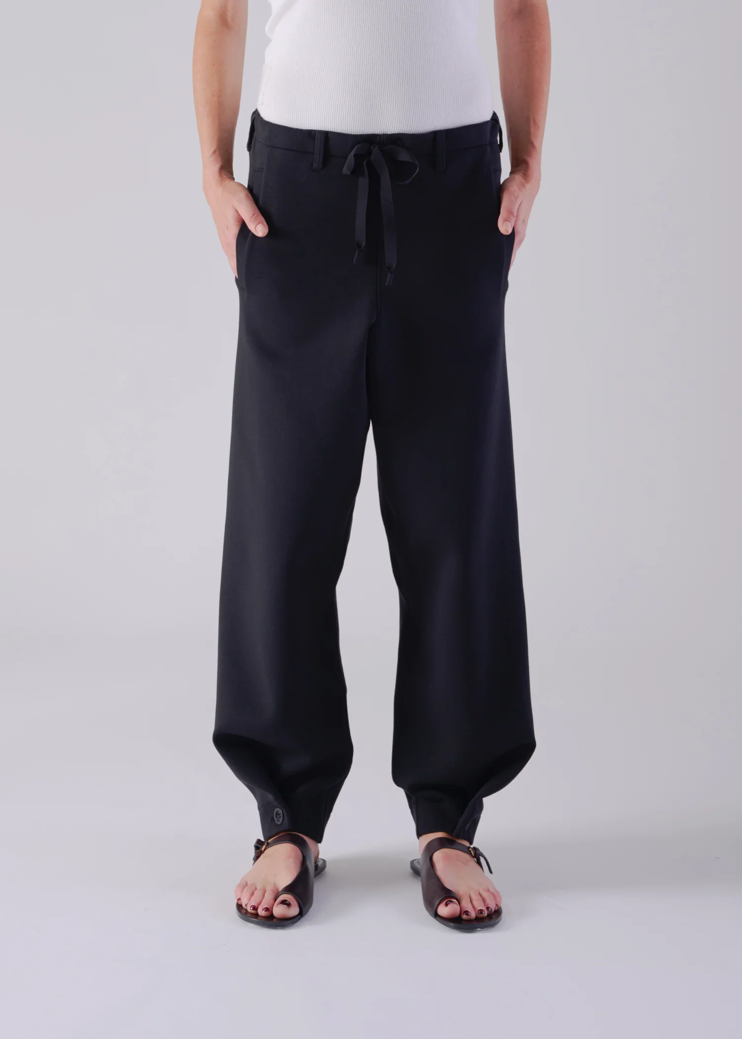 44 LANA TROUSERS / AIRY COTTON DOUBLE JERSEY - C14 - Image 35