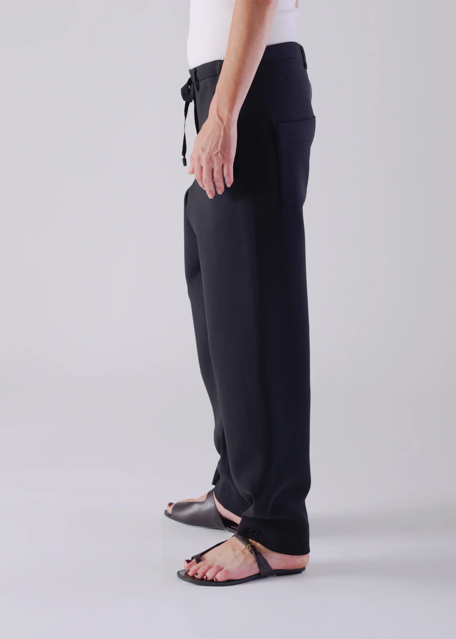 44 LANA TROUSERS / AIRY COTTON DOUBLE JERSEY - C14 - Image 36