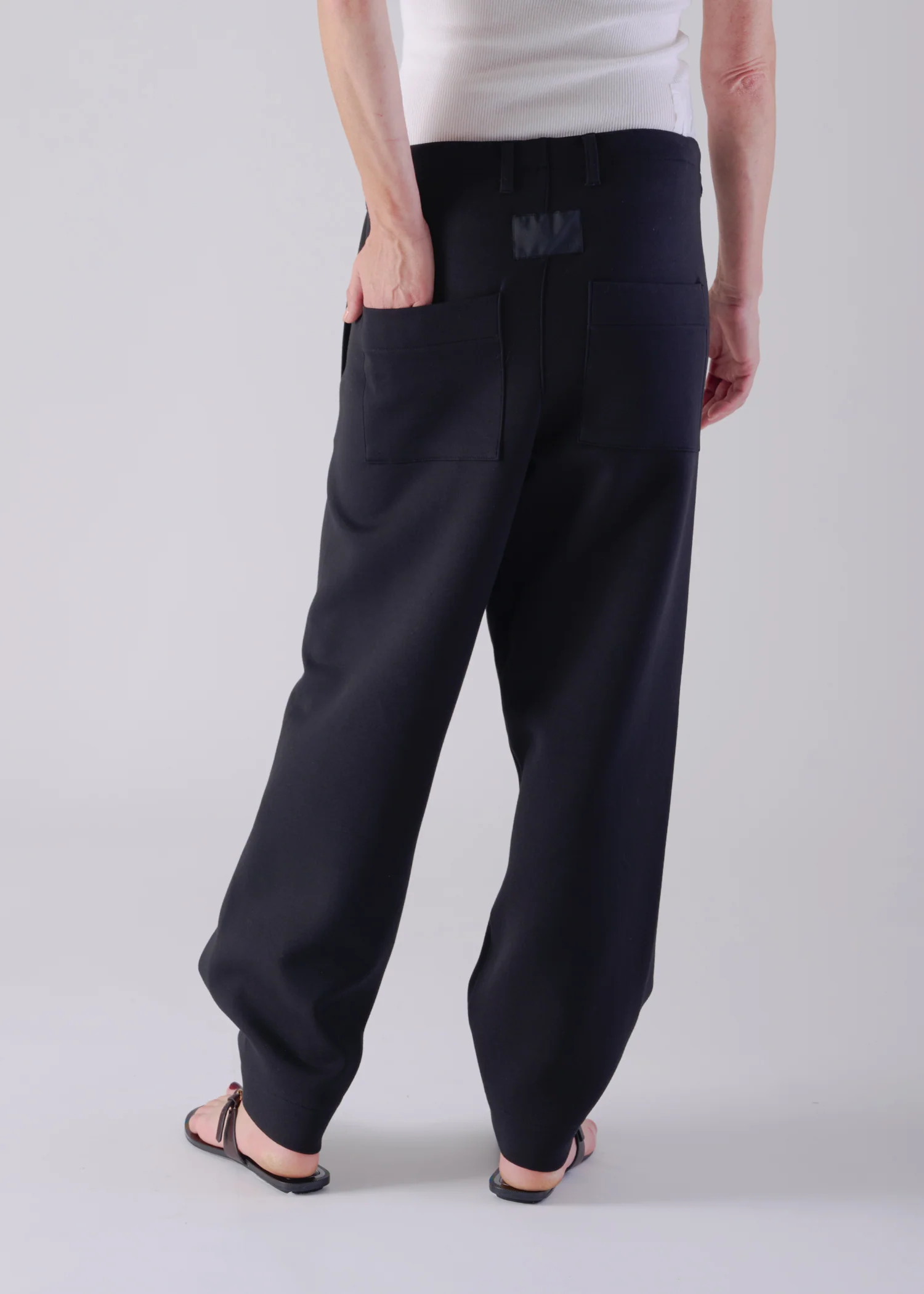 44 LANA TROUSERS / AIRY COTTON DOUBLE JERSEY - C14 - Image 37