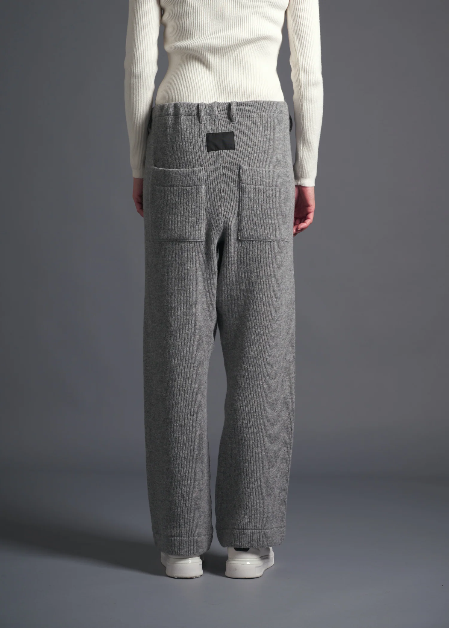 50 LANA TROUSERS / CHUNKY RIB JERSEY - C13 - Image 11
