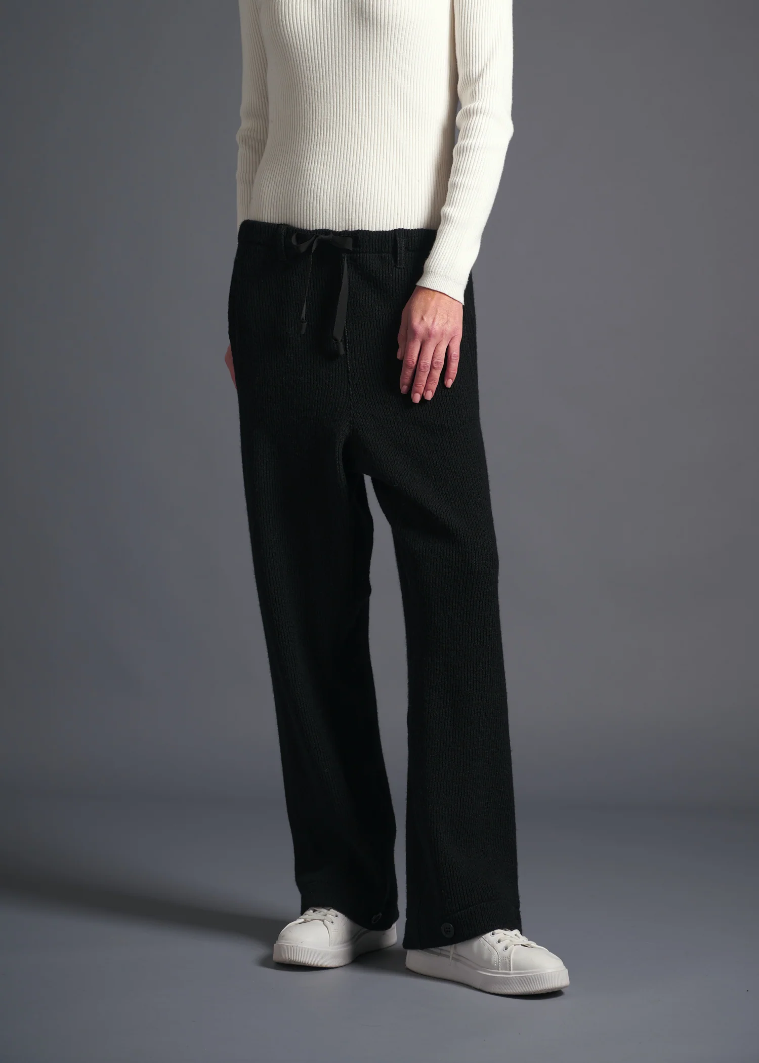 50 LANA TROUSERS / CHUNKY RIB JERSEY - C13 - Image 13