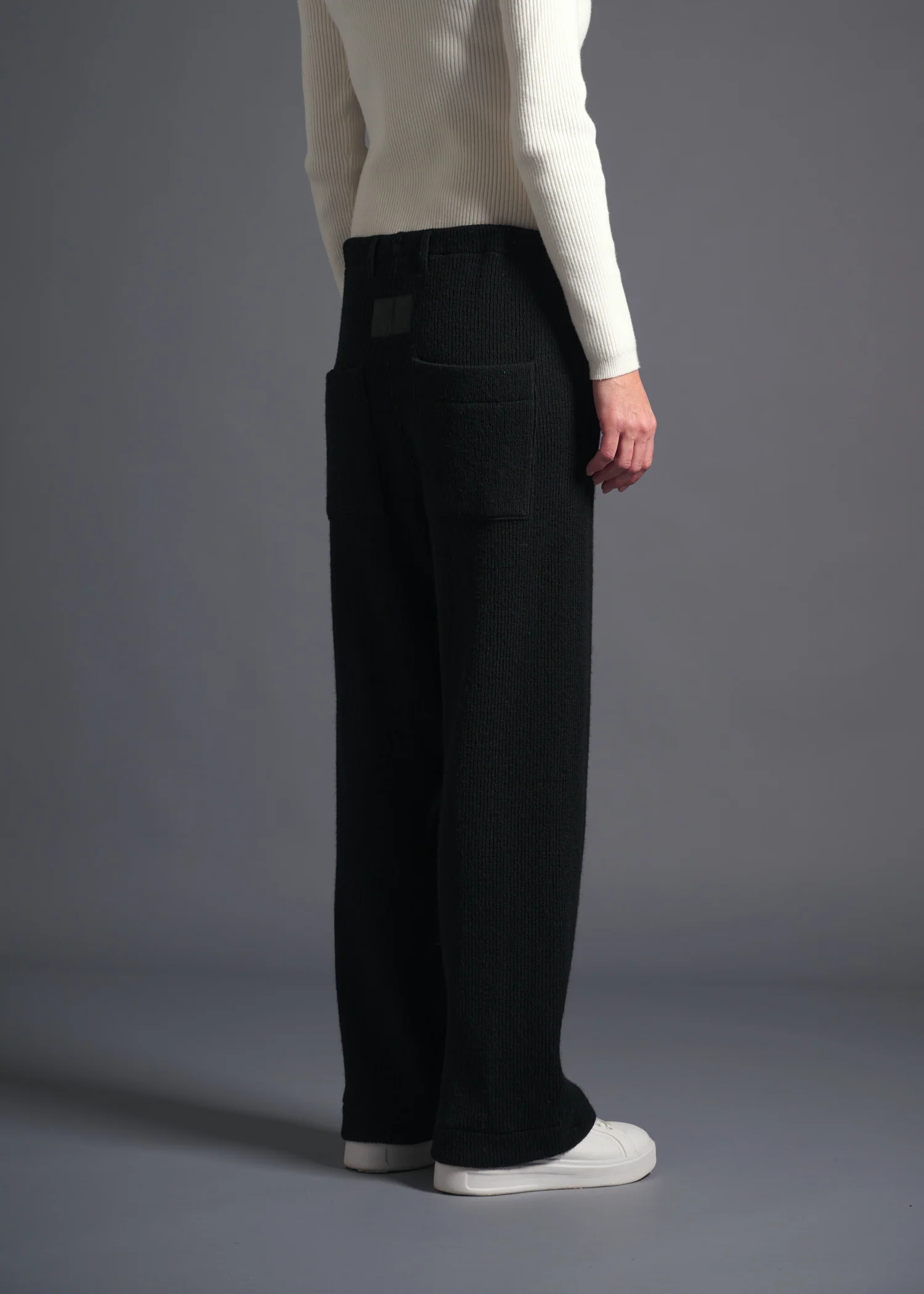 50 LANA TROUSERS / CHUNKY RIB JERSEY - C13 - Image 14