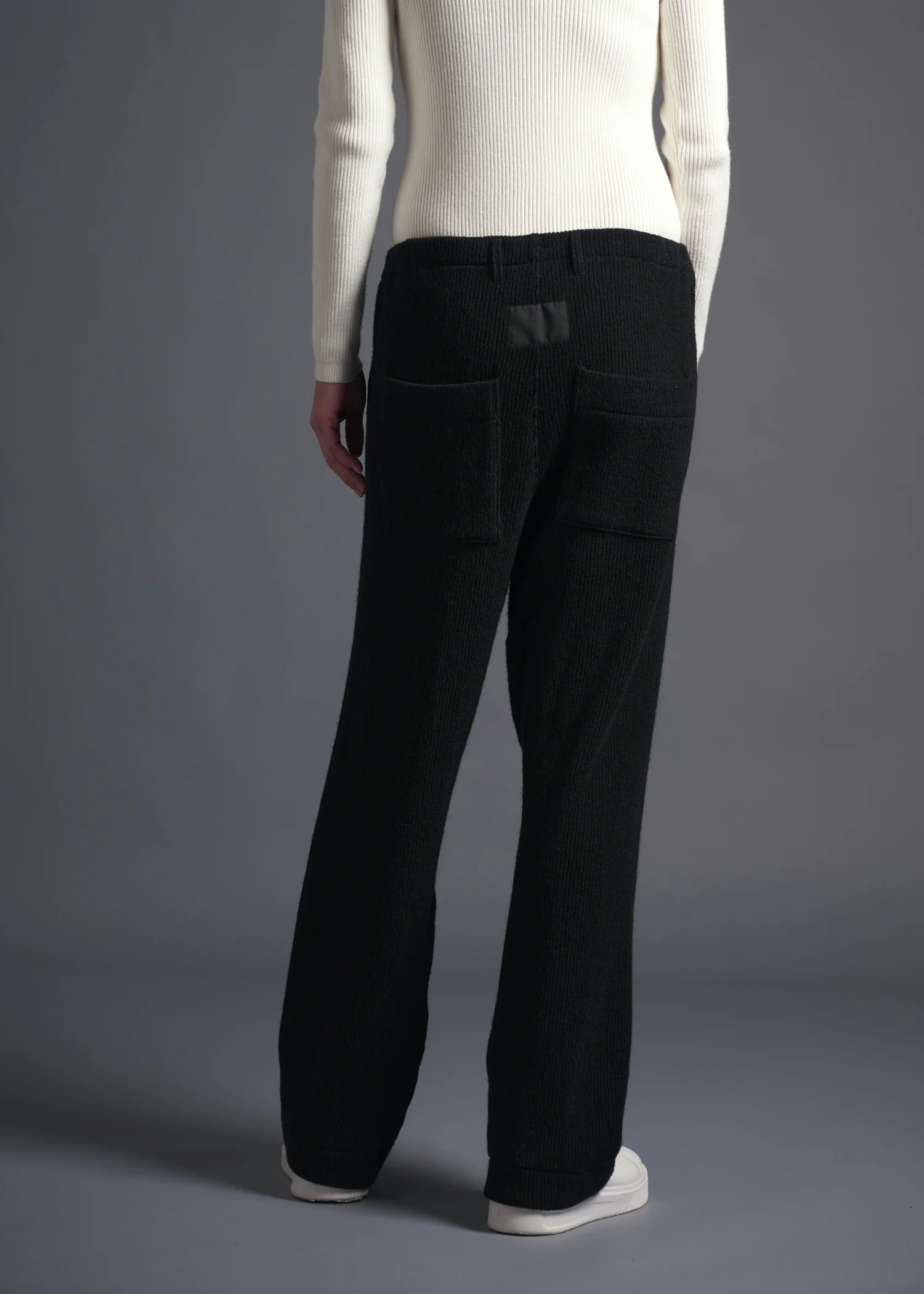 50 LANA TROUSERS / CHUNKY RIB JERSEY - C13 - Image 15
