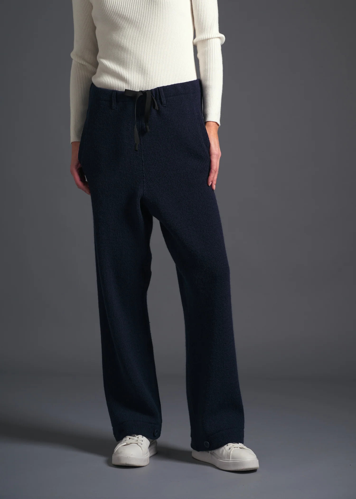 50 LANA TROUSERS / CHUNKY RIB JERSEY - C13 - Image 5