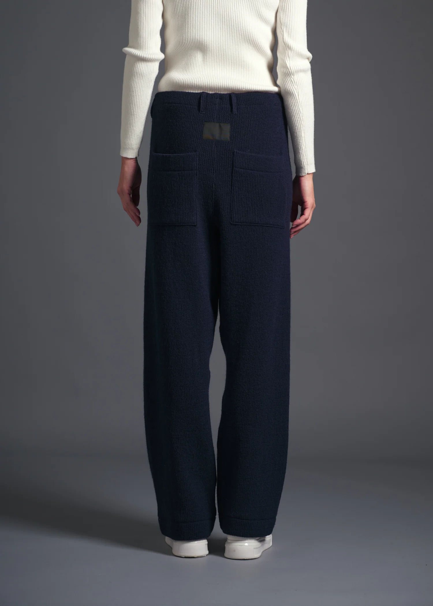 50 LANA TROUSERS / CHUNKY RIB JERSEY - C13 - Image 7