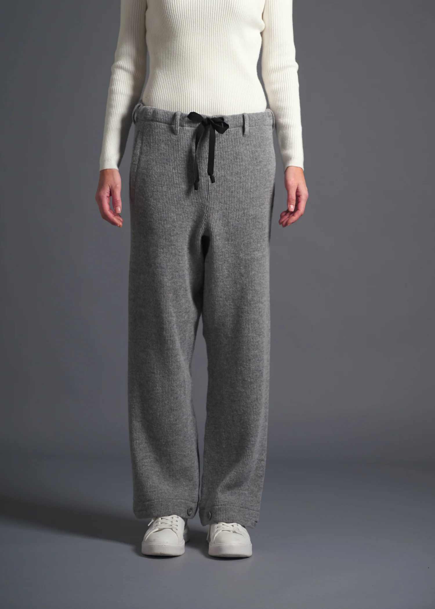 50 LANA TROUSERS / CHUNKY RIB JERSEY - C13 - Image 9