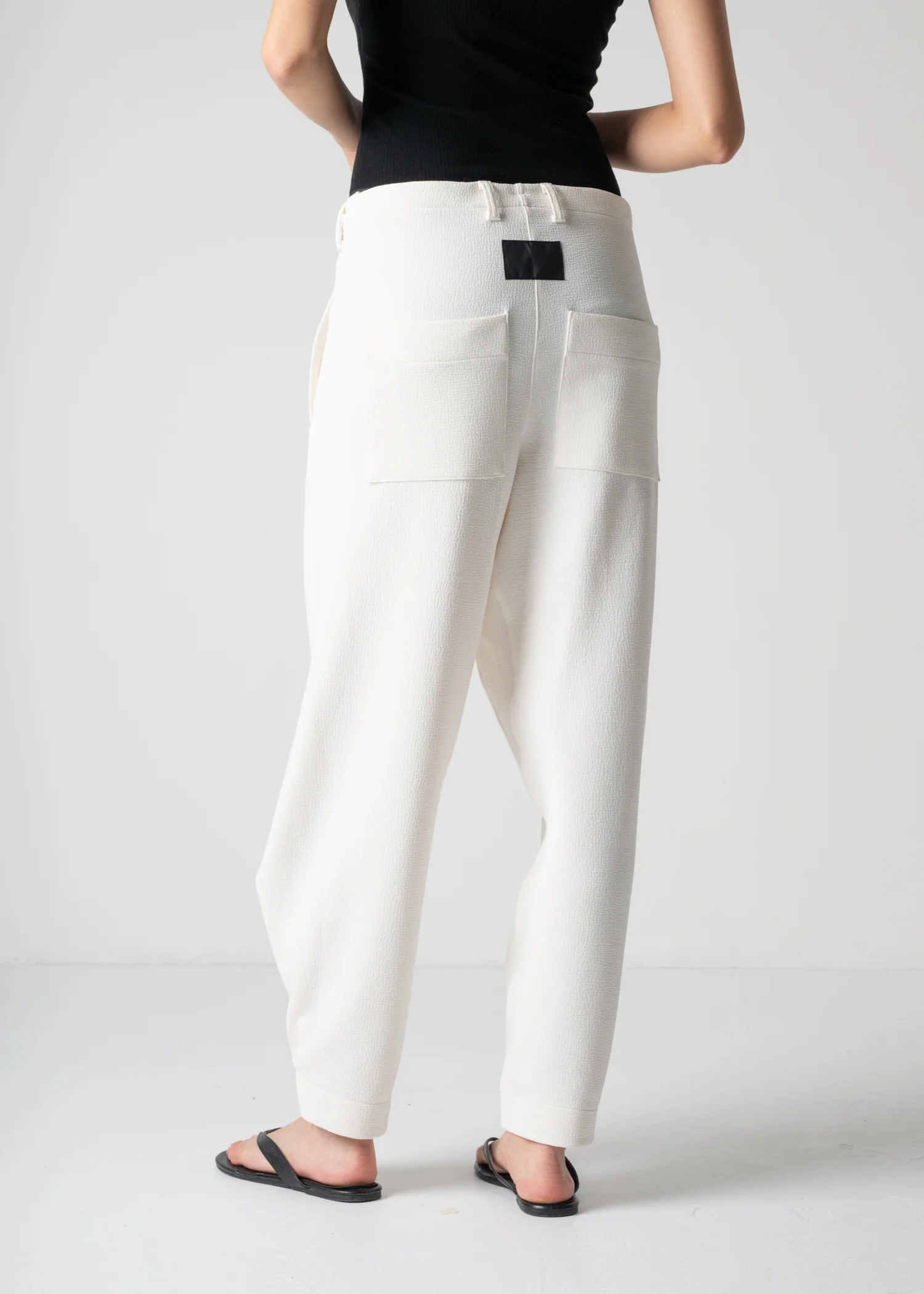 45 LANA TROUSERS / WRINKLE JERSEY - C12 - Image 13