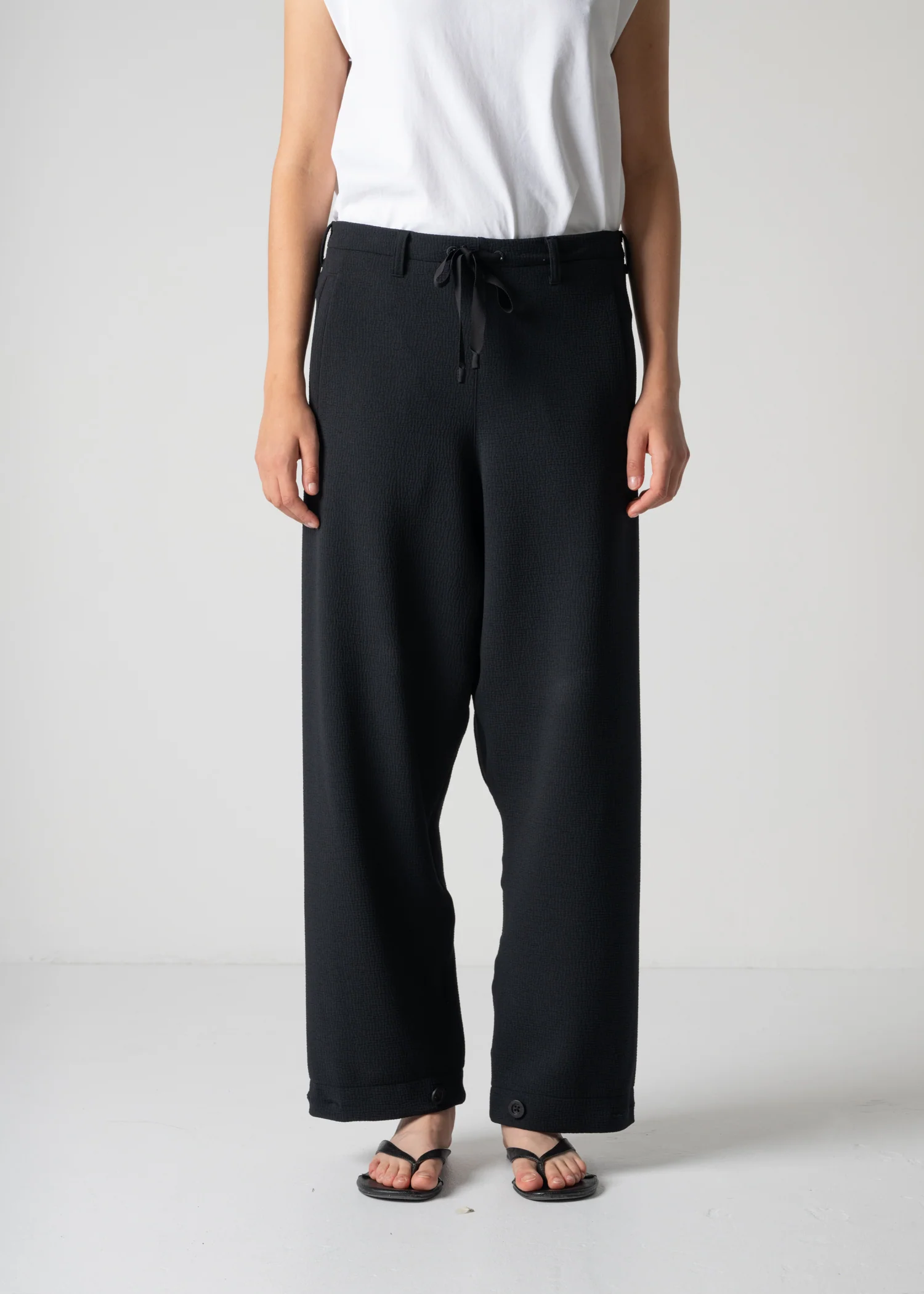 45 LANA TROUSERS / WRINKLE JERSEY - C12 - Image 15