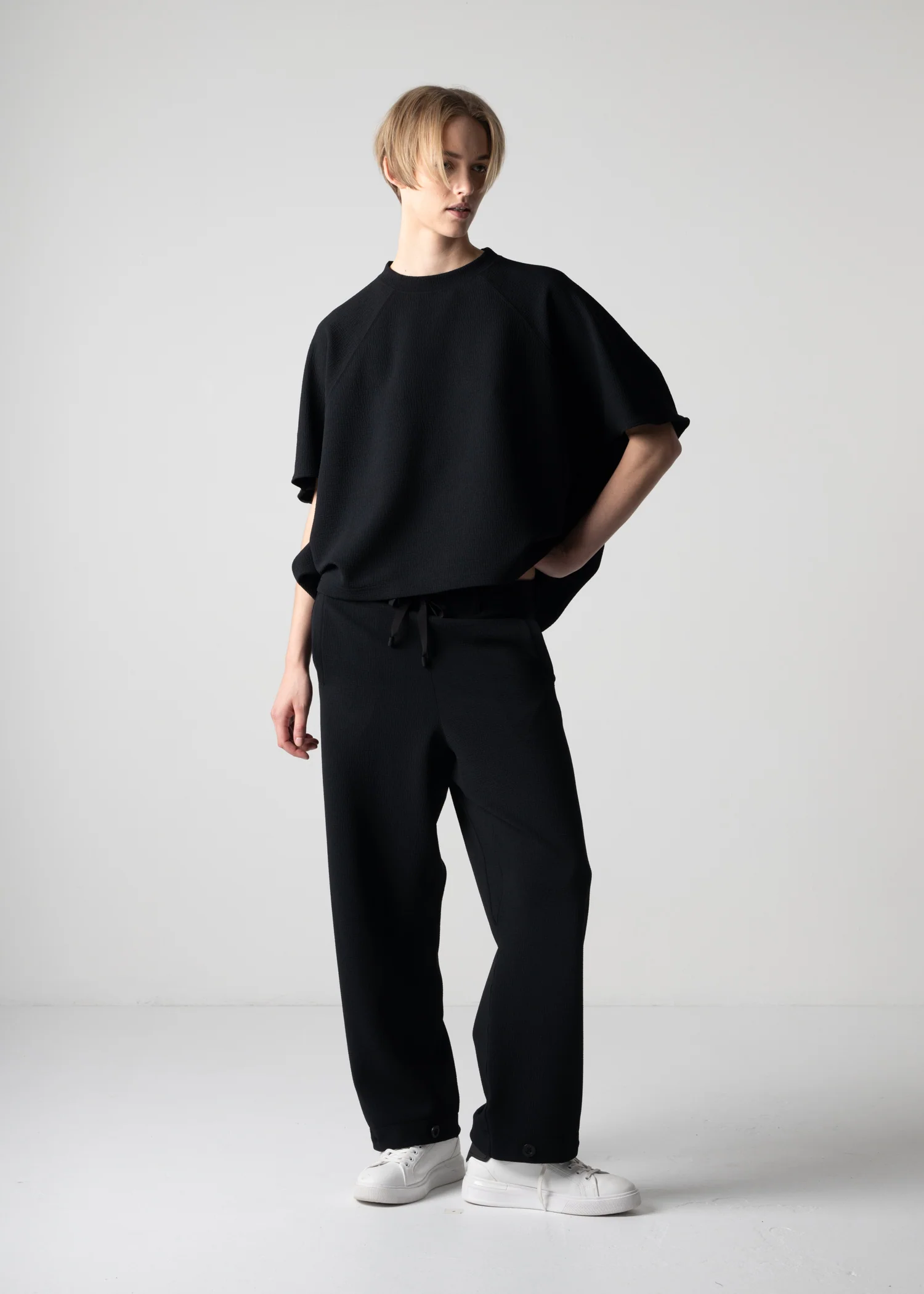 45 LANA TROUSERS / WRINKLE JERSEY - C12 - Image 16