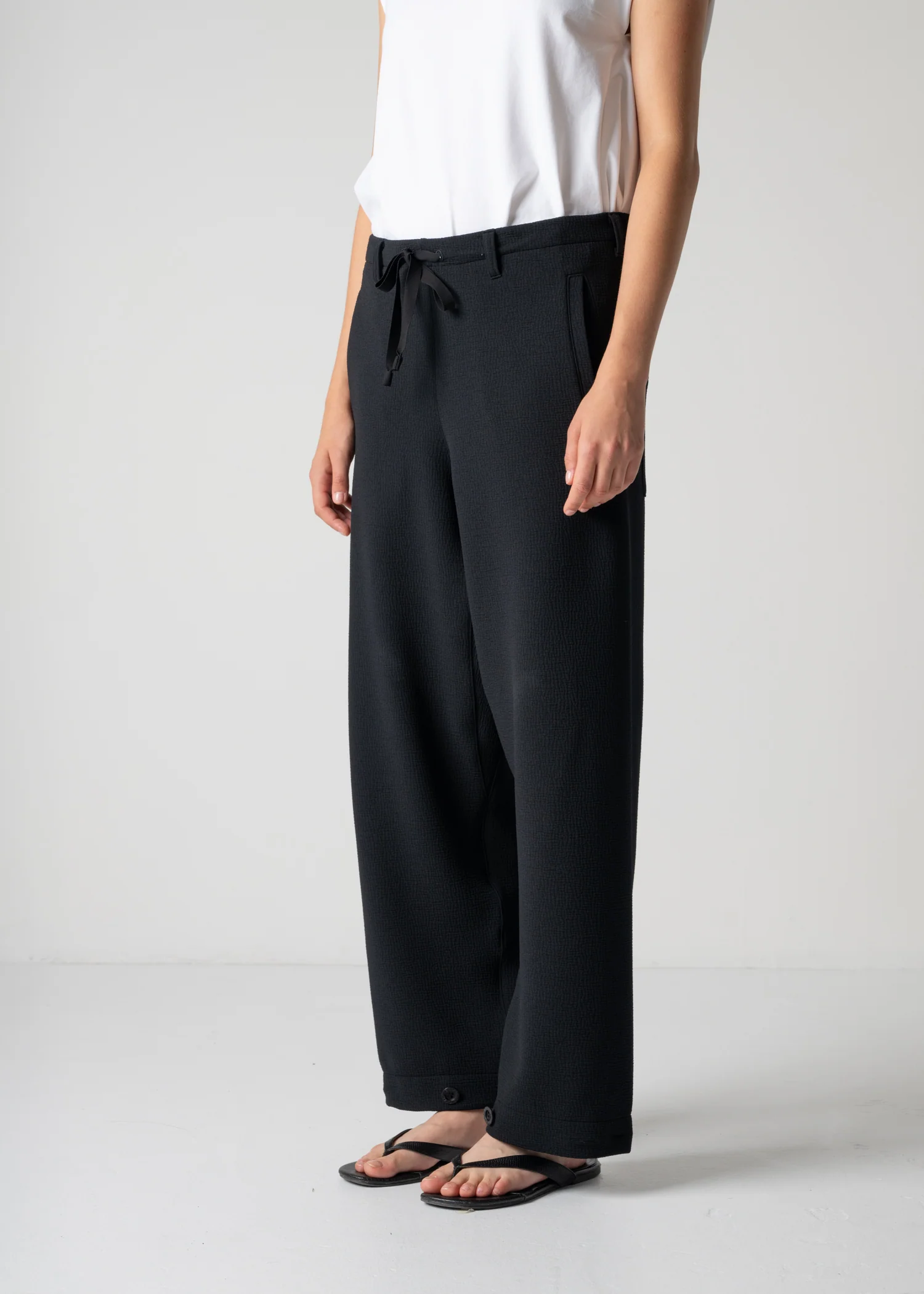 45 LANA TROUSERS / WRINKLE JERSEY - C12 - Image 17