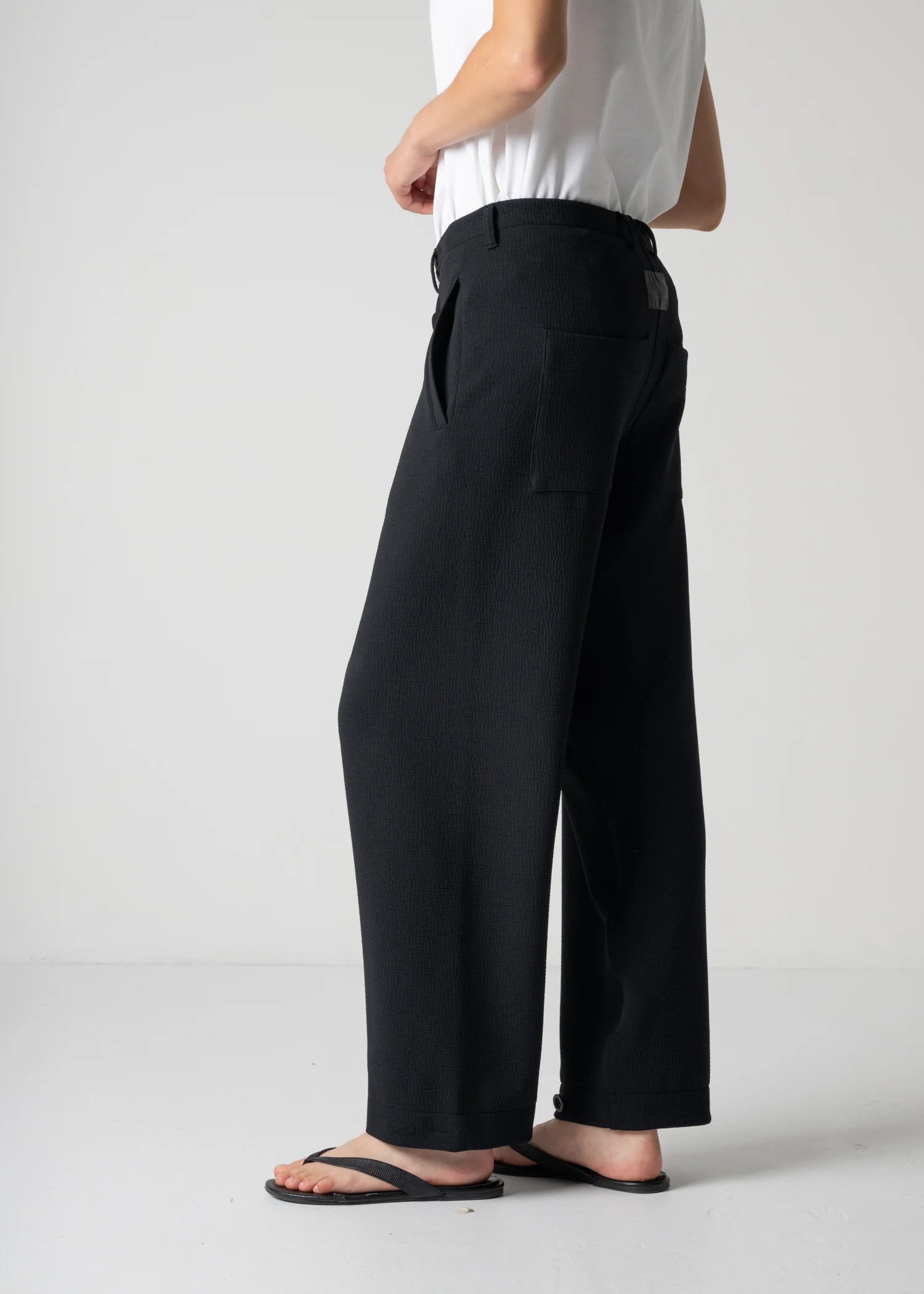 45 LANA TROUSERS / WRINKLE JERSEY - C12 - Image 20