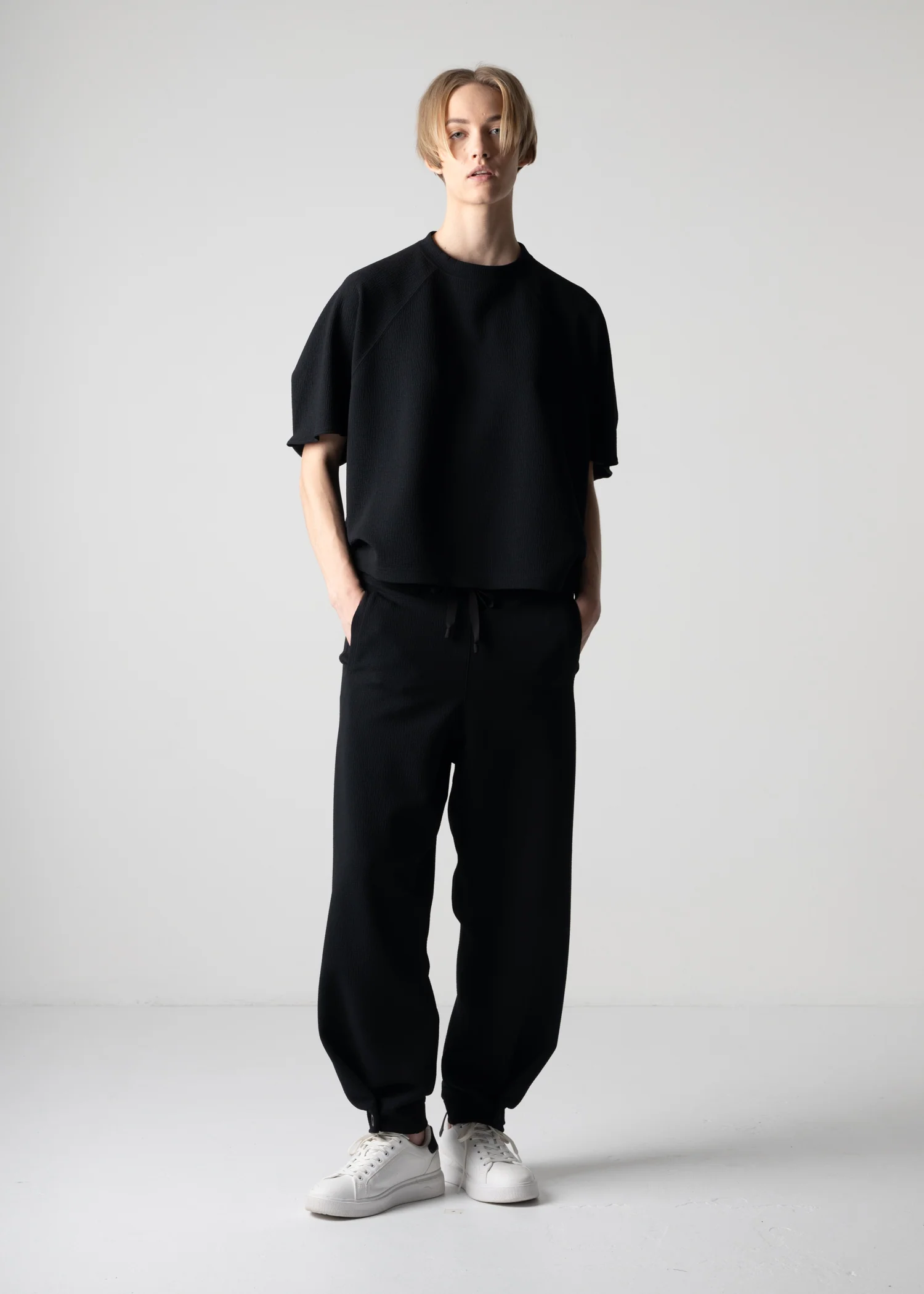 45 LANA TROUSERS / WRINKLE JERSEY - C12 - Image 21