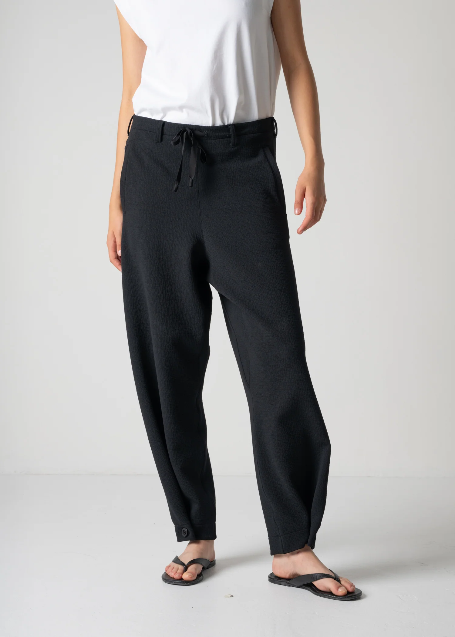 45 LANA TROUSERS / WRINKLE JERSEY - C12 - Image 22