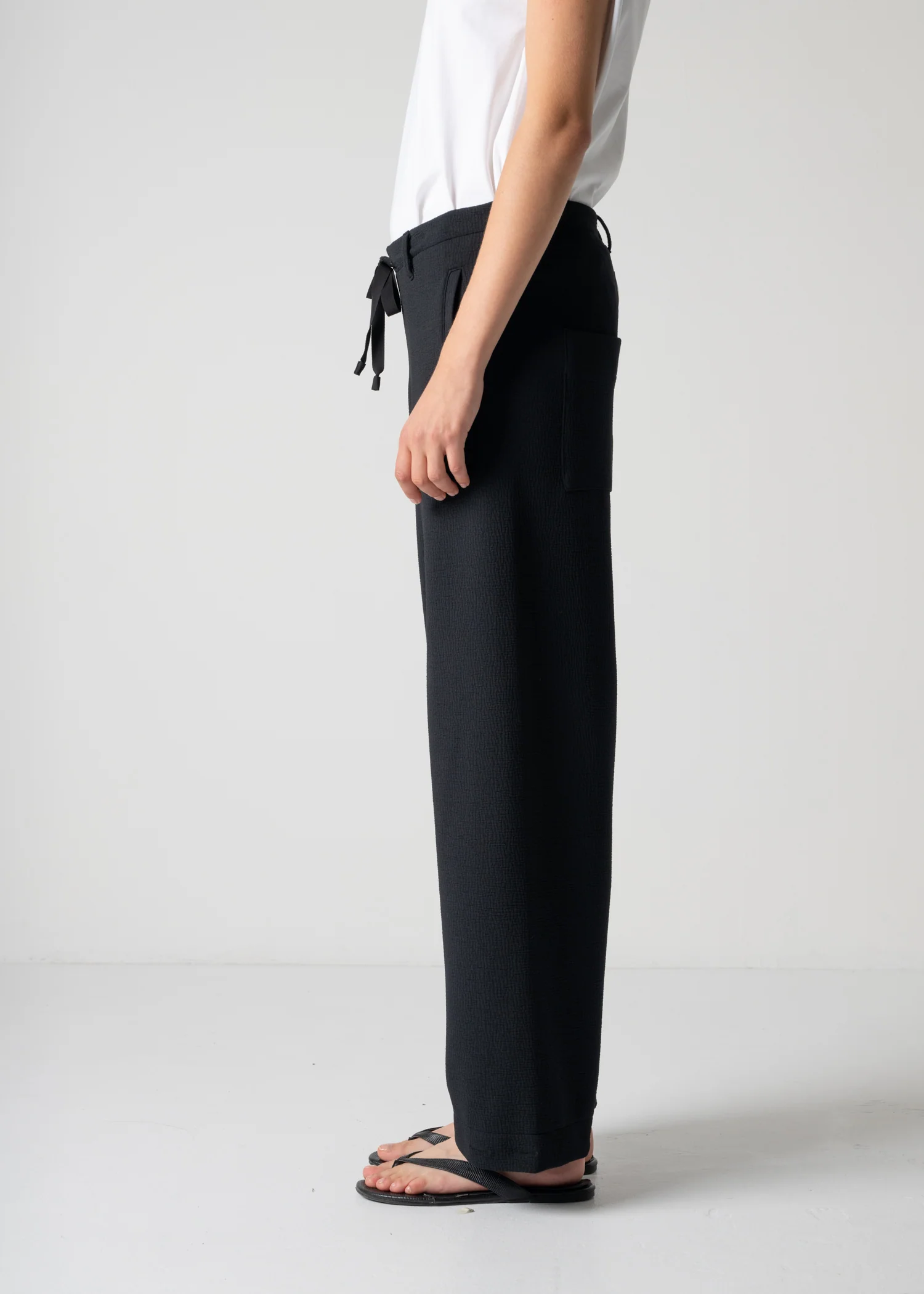 45 LANA TROUSERS / WRINKLE JERSEY - C12 - Image 23