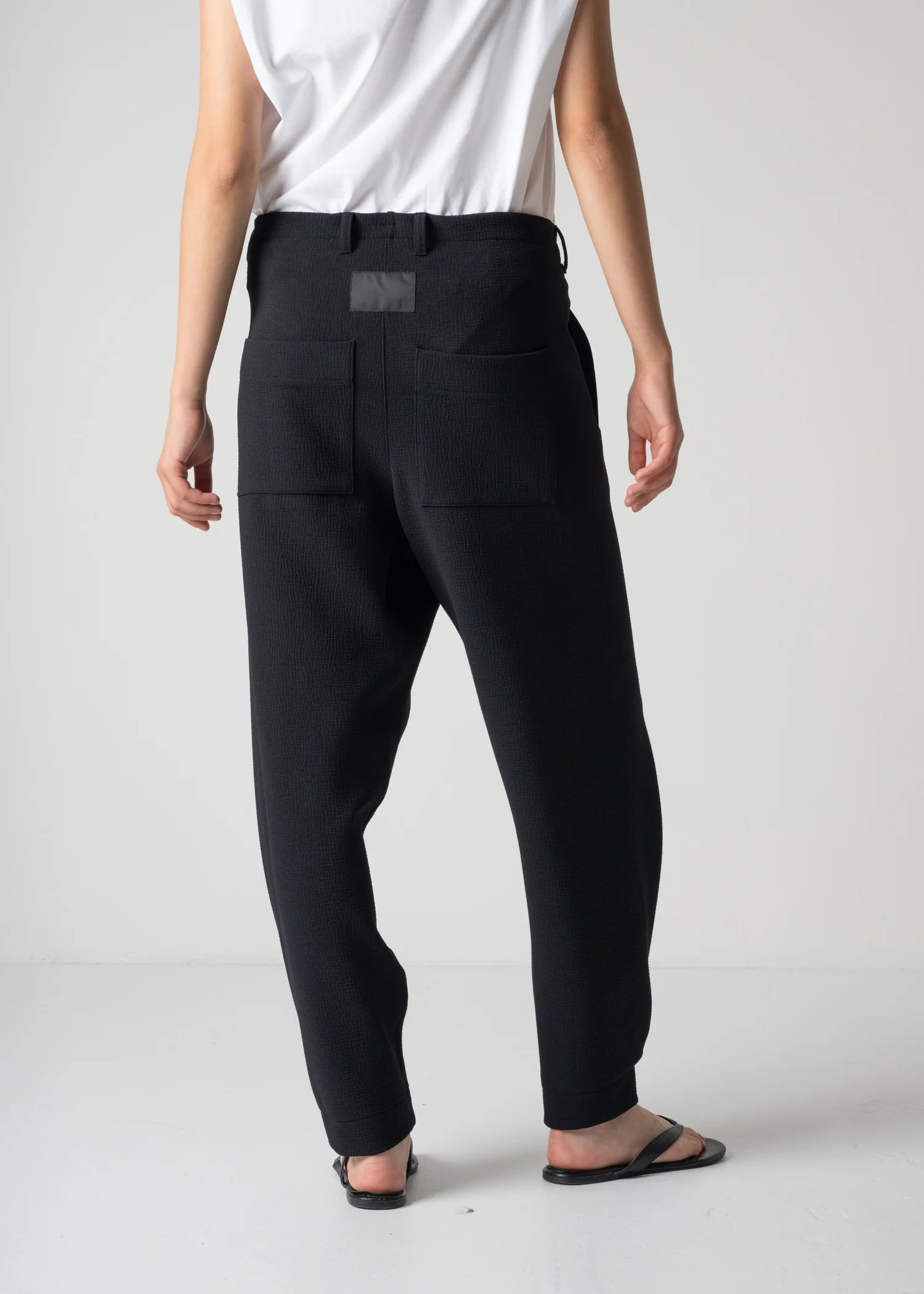 45 LANA TROUSERS / WRINKLE JERSEY - C12 - Image 24