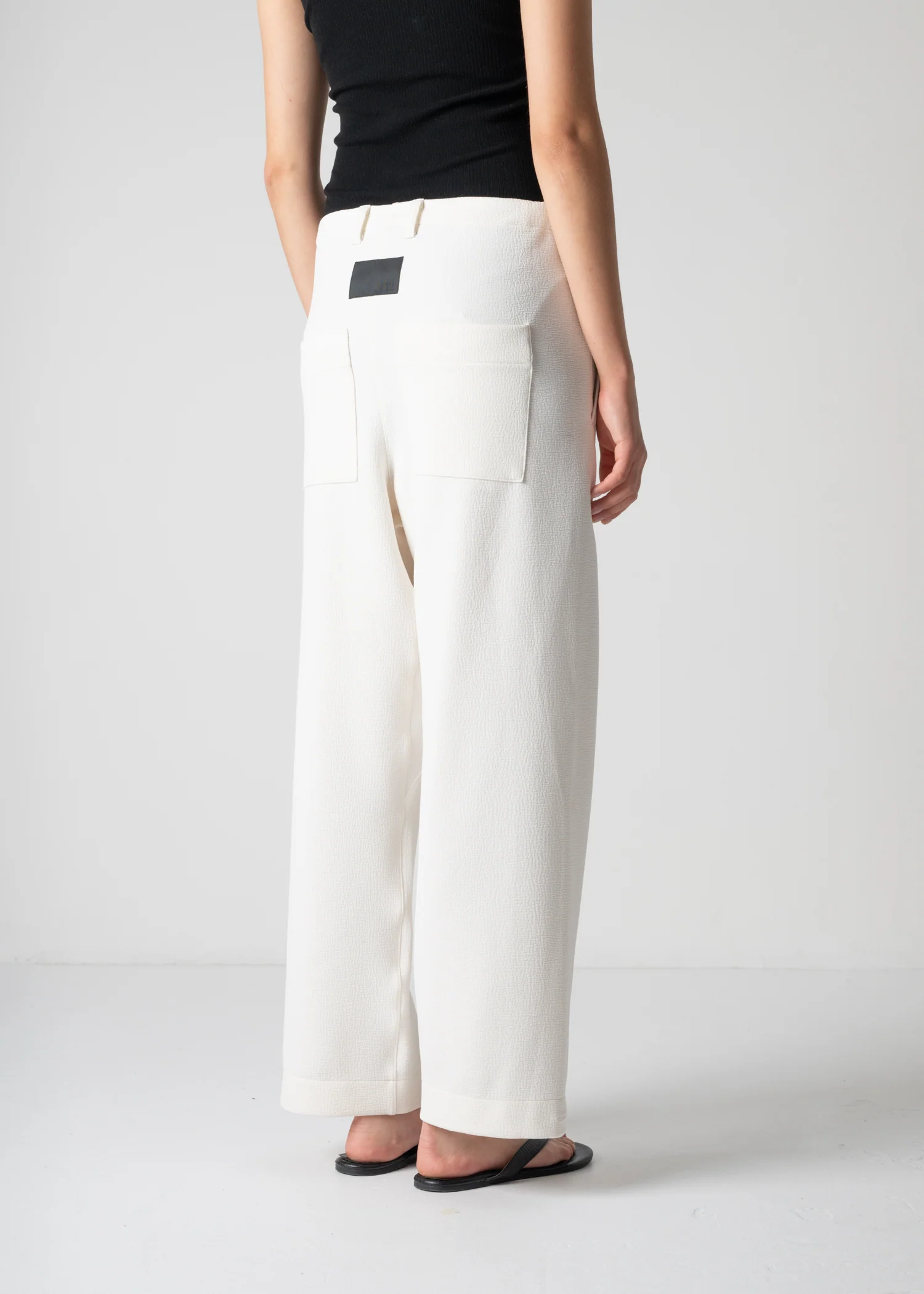 45 LANA TROUSERS / WRINKLE JERSEY - C12 - Image 7
