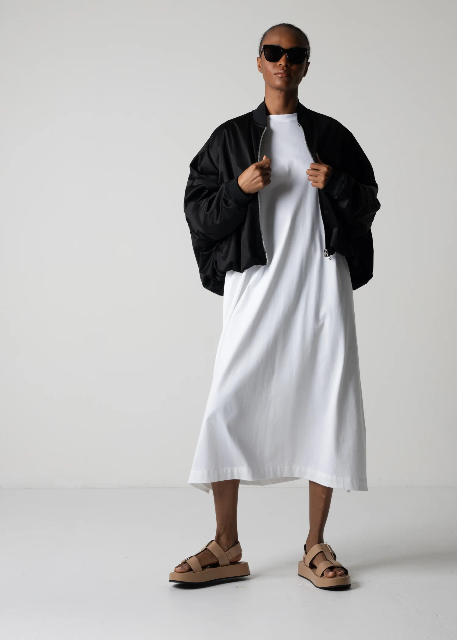 38 LANEY PUFFY MA-1 / SILKY SATIN JERSEY - C12 - Image 18