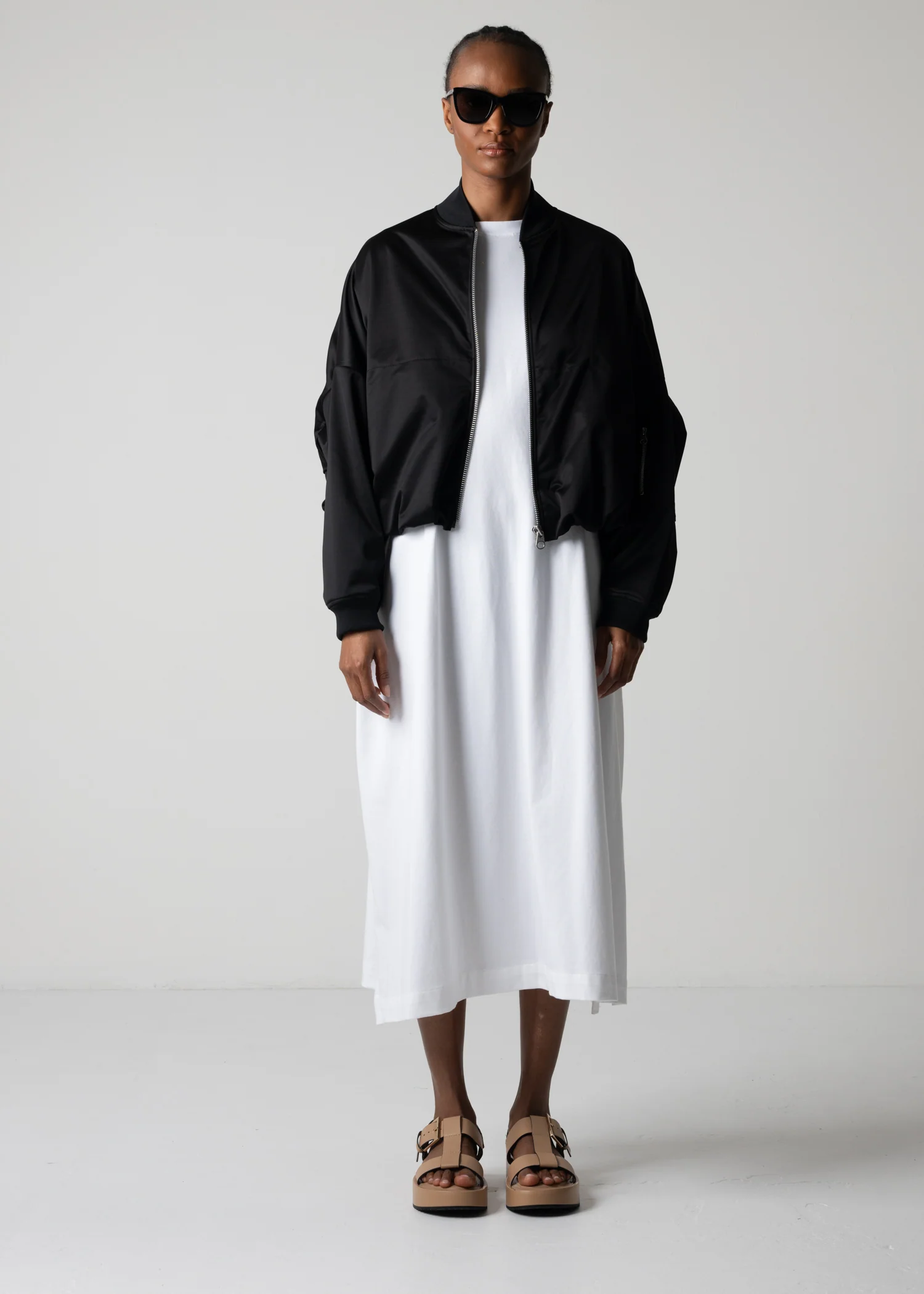 38 LANEY PUFFY MA-1 / SILKY SATIN JERSEY - C12 - Image 19