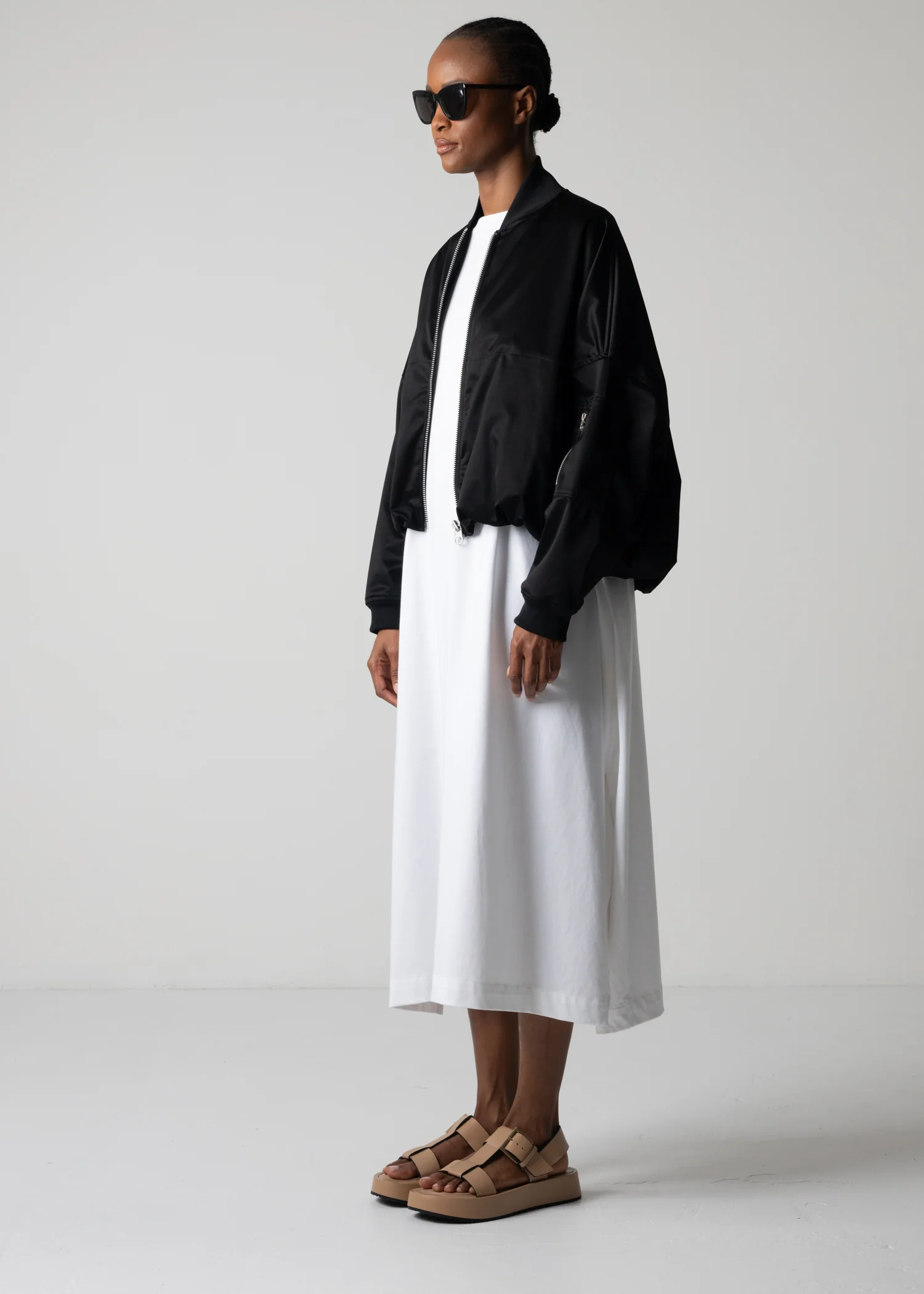 38 LANEY PUFFY MA-1 / SILKY SATIN JERSEY - C12 - Image 20