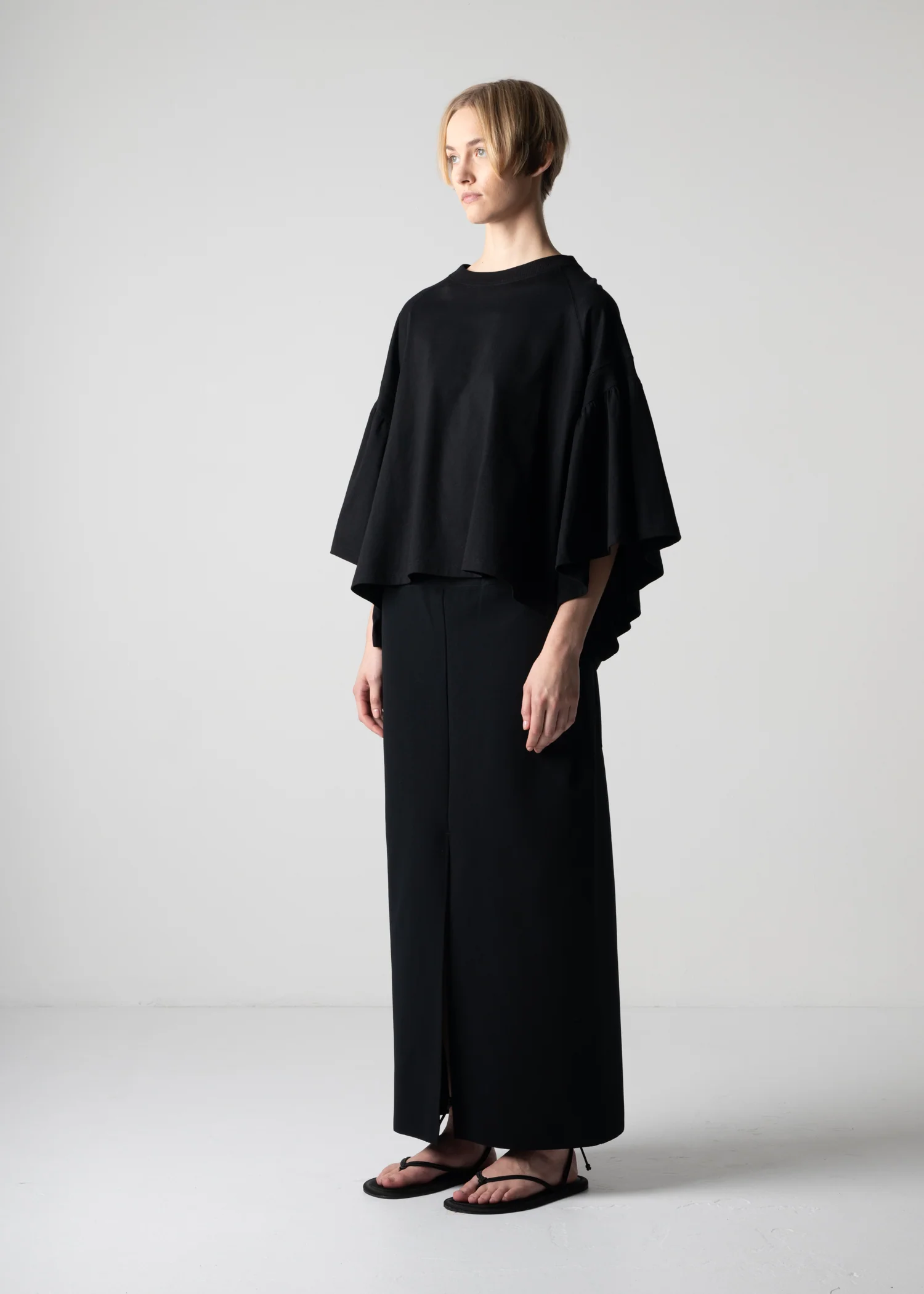 25 LAURA GATHERED SLV TOP / CRISP JERSEY - C12 - Image 20