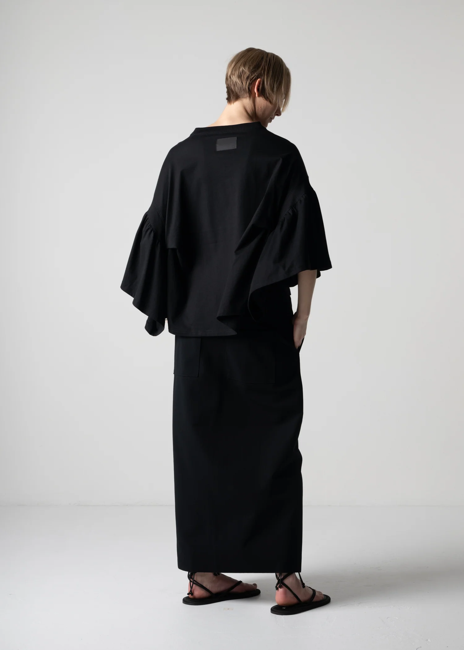 25 LAURA GATHERED SLV TOP / CRISP JERSEY - C12 - Image 22