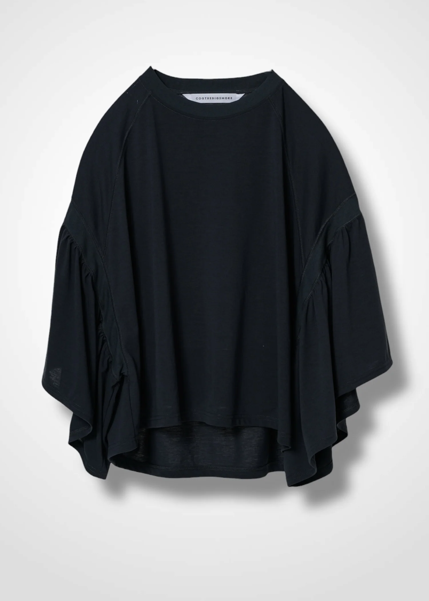 36 LAURA GATHERED SLV TOP / RECYCLED PE JERSEY - C14 - Image 20