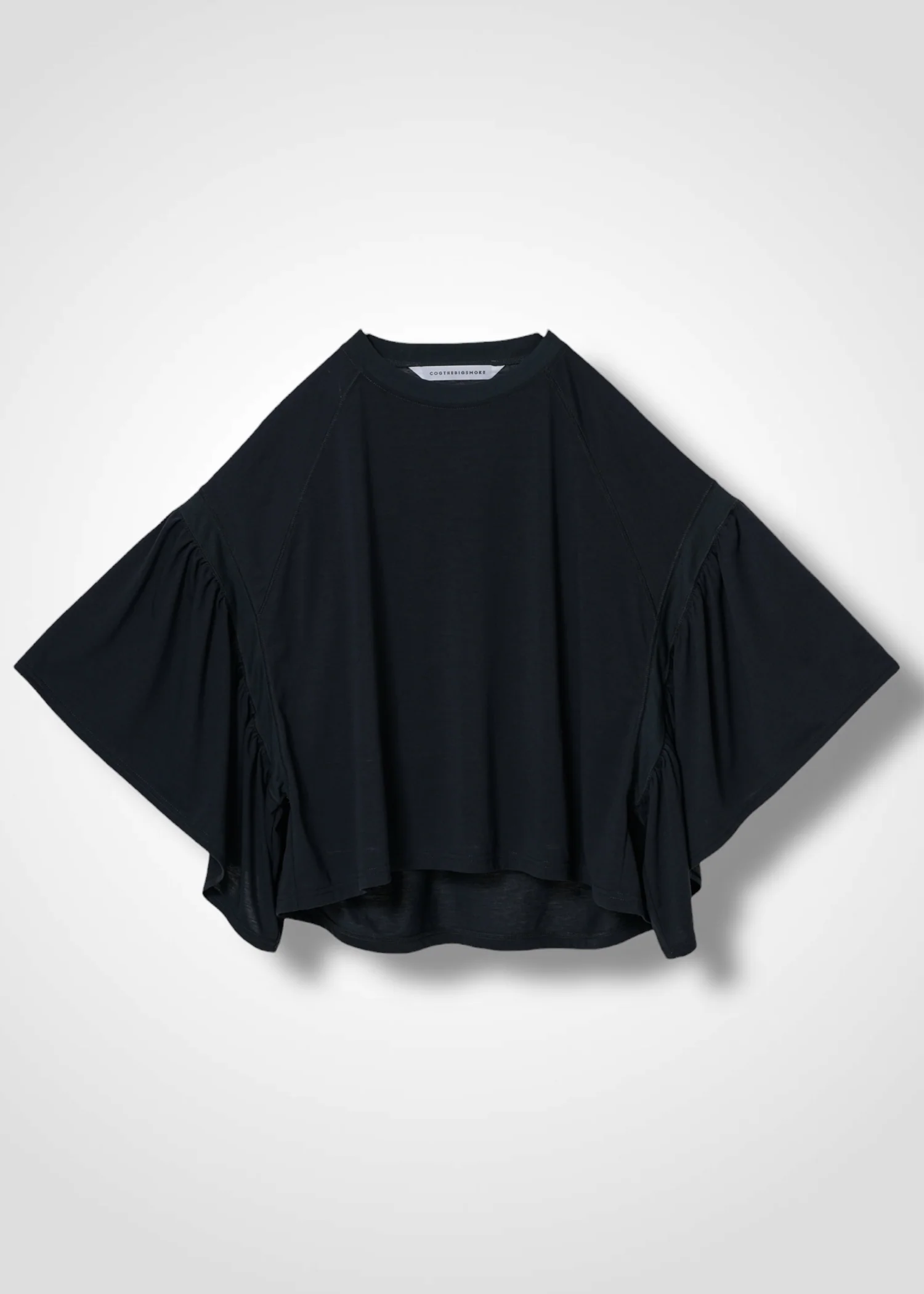 36 LAURA GATHERED SLV TOP / RECYCLED PE JERSEY - C14 - Image 22