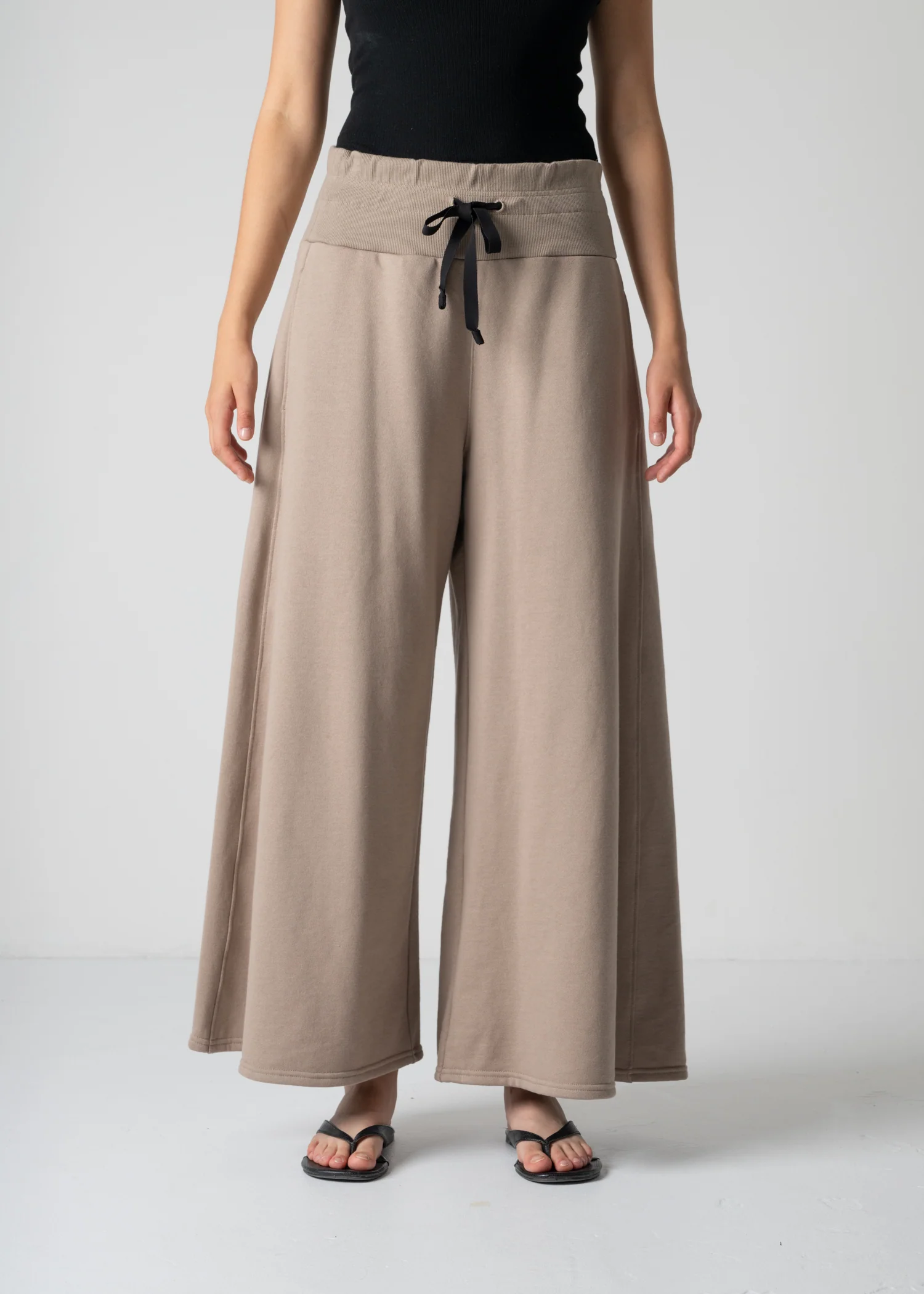 61 LAUREL PALAZZO TROUSERS / AEGEAN ORGANIC TERRY - C12 - Image 11