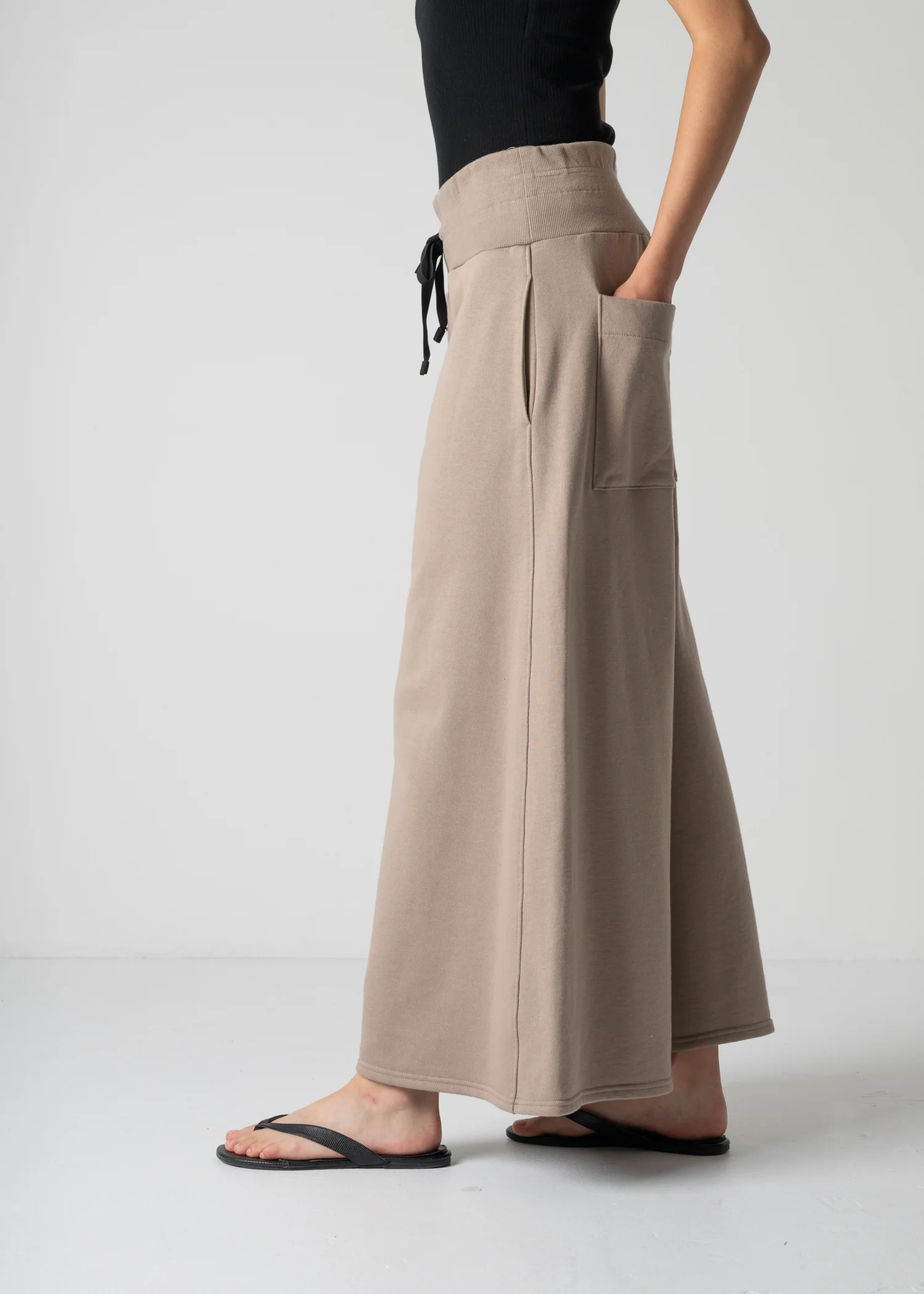 61 LAUREL PALAZZO TROUSERS / AEGEAN ORGANIC TERRY - C12 - Image 13
