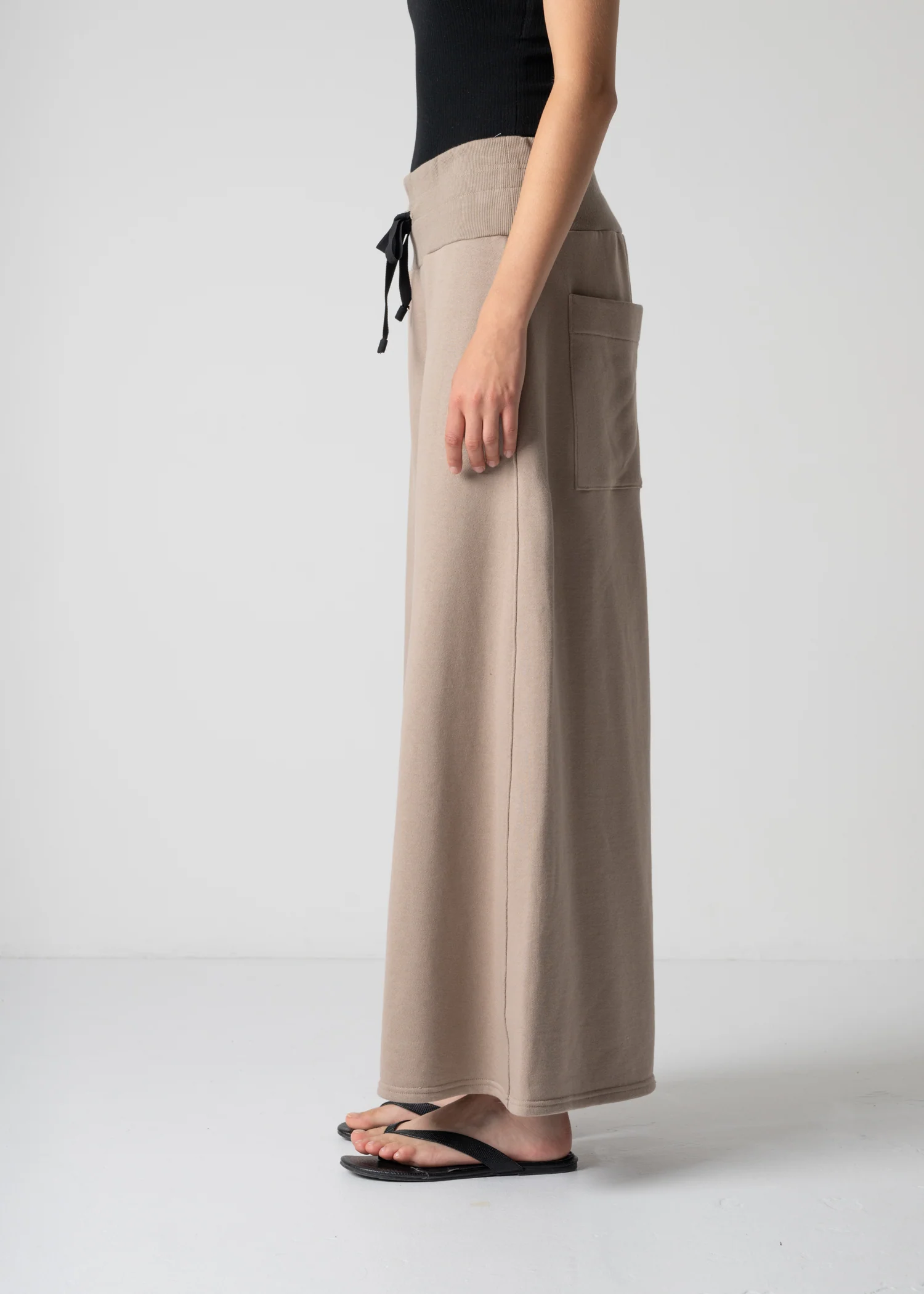 61 LAUREL PALAZZO TROUSERS / AEGEAN ORGANIC TERRY - C12 - Image 14