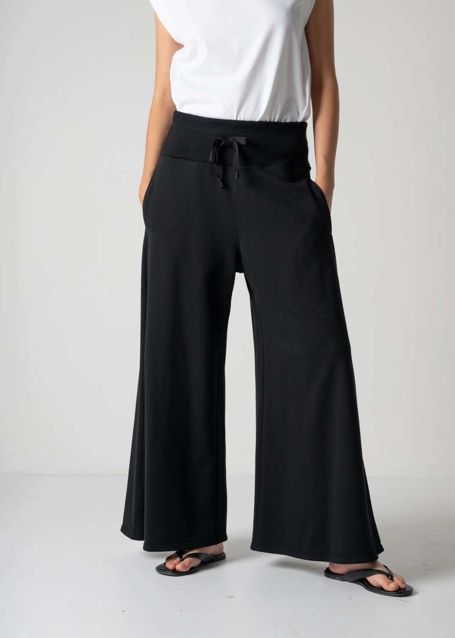 61 LAUREL PALAZZO TROUSERS / AEGEAN ORGANIC TERRY - C12 - Image 17