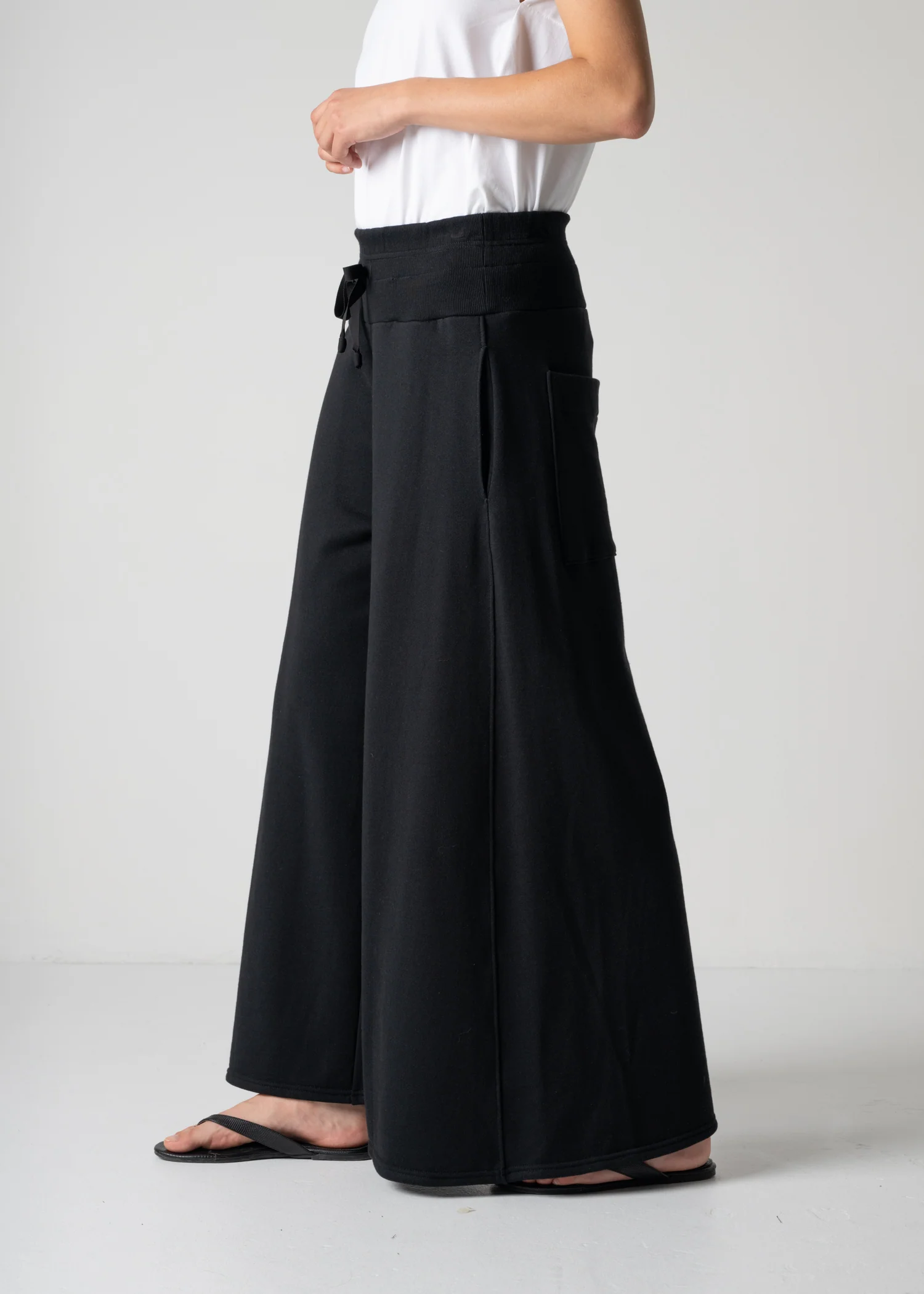 61 LAUREL PALAZZO TROUSERS / AEGEAN ORGANIC TERRY - C12 - Image 21