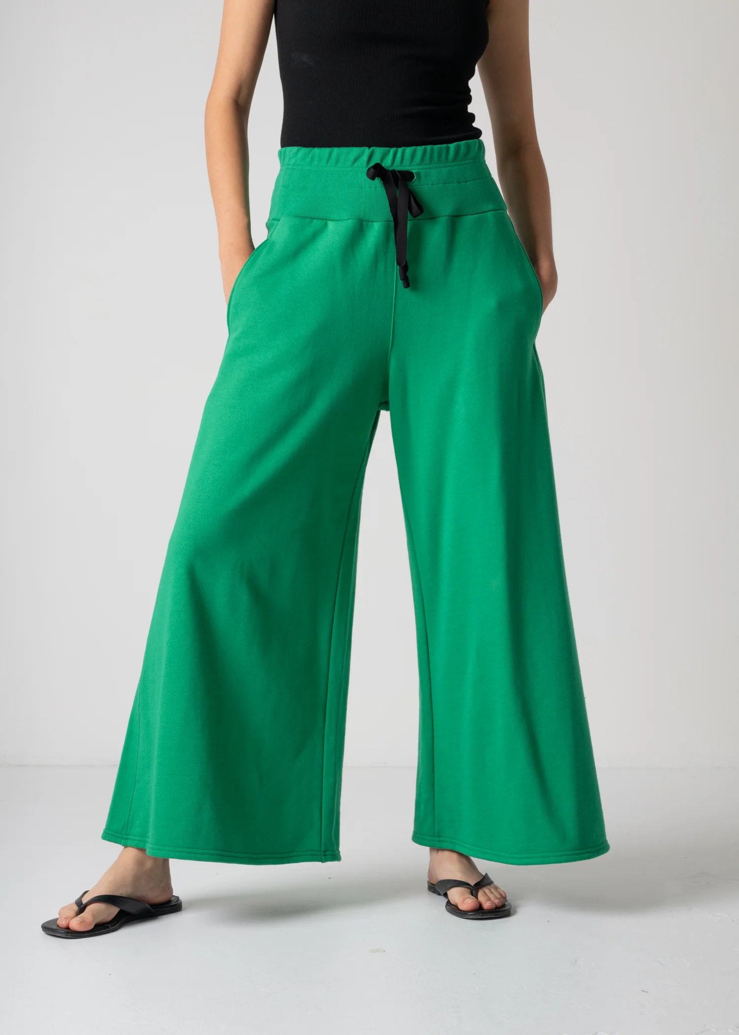 61 LAUREL PALAZZO TROUSERS / AEGEAN ORGANIC TERRY - C12 - Image 25
