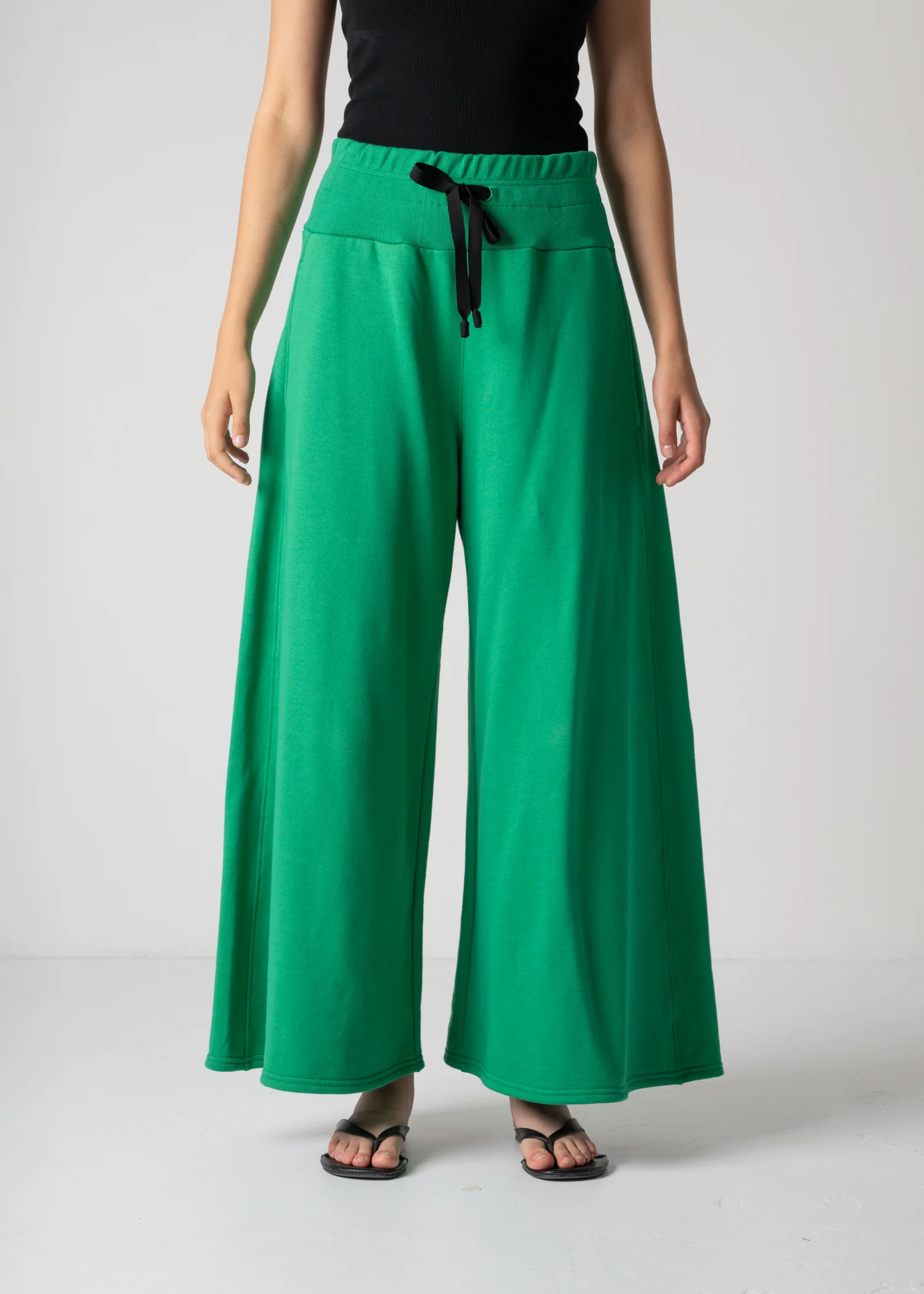 61 LAUREL PALAZZO TROUSERS / AEGEAN ORGANIC TERRY - C12 - Image 27
