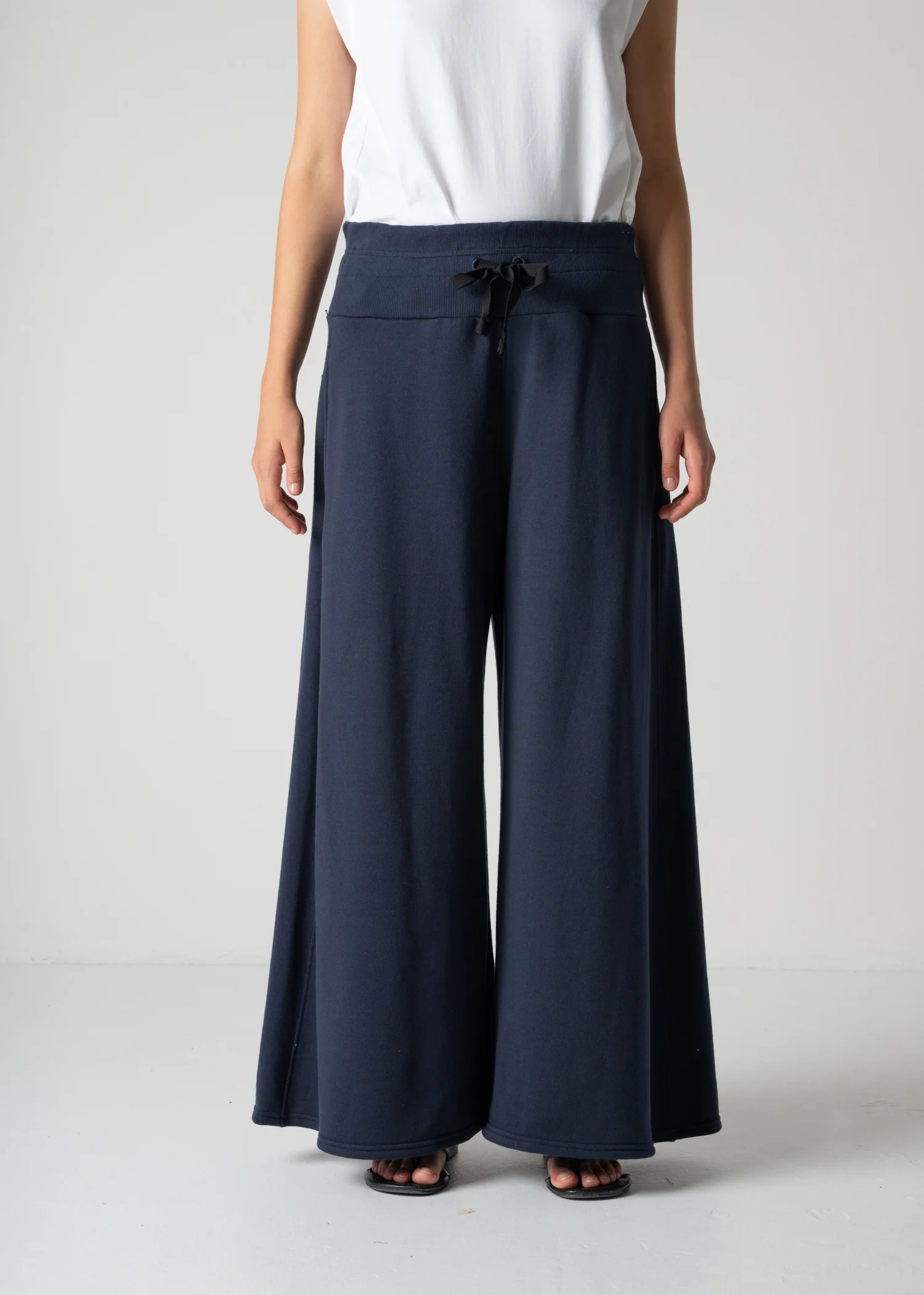 61 LAUREL PALAZZO TROUSERS / AEGEAN ORGANIC TERRY - C12 - Image 3