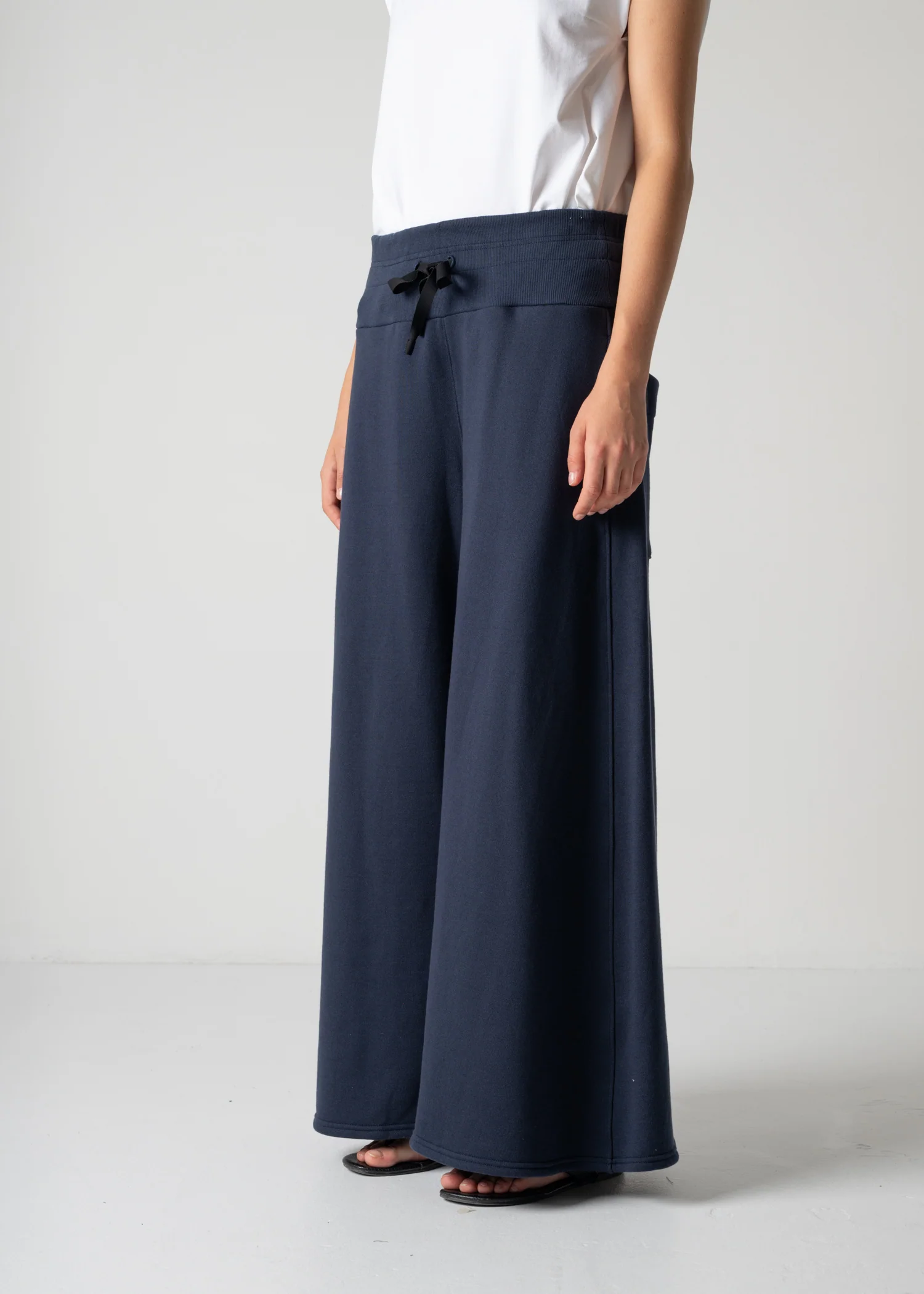 61 LAUREL PALAZZO TROUSERS / AEGEAN ORGANIC TERRY - C12 - Image 4