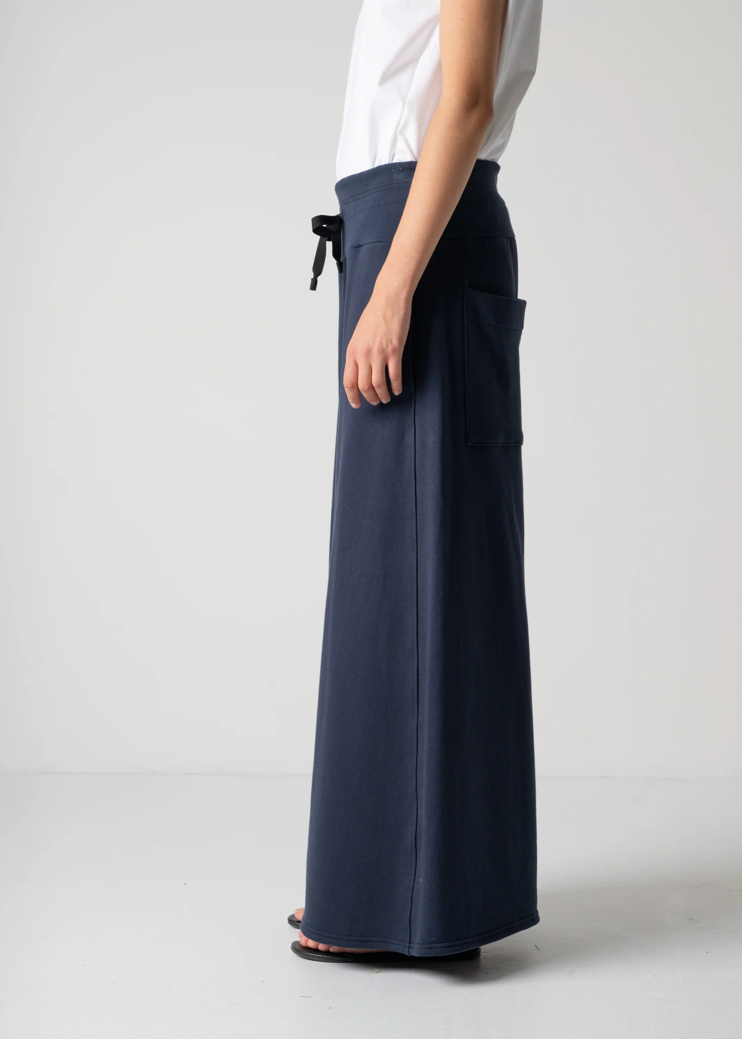 61 LAUREL PALAZZO TROUSERS / AEGEAN ORGANIC TERRY - C12 - Image 5