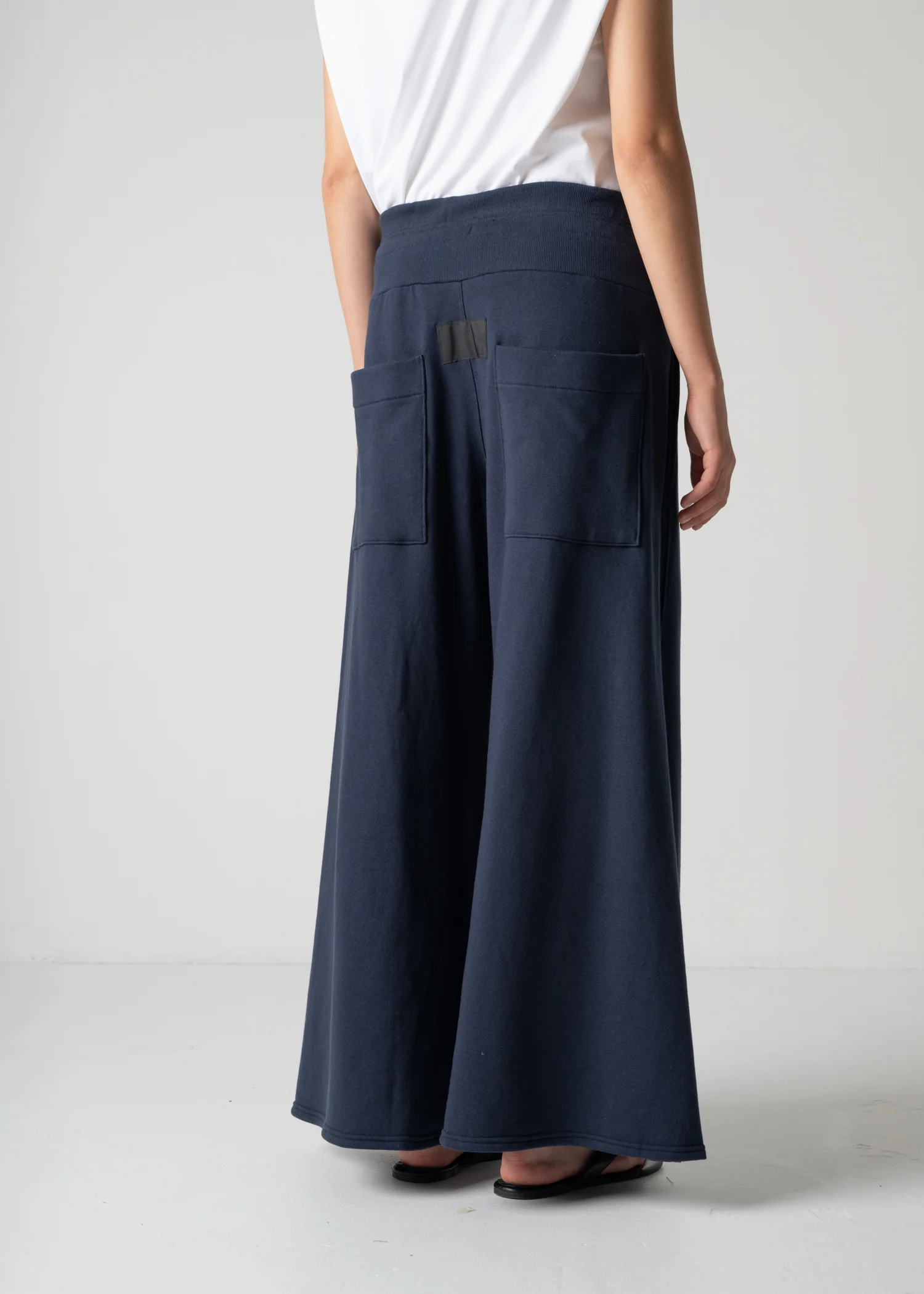 61 LAUREL PALAZZO TROUSERS / AEGEAN ORGANIC TERRY - C12 - Image 6