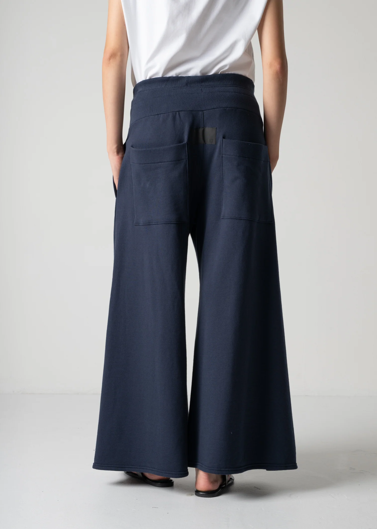 61 LAUREL PALAZZO TROUSERS / AEGEAN ORGANIC TERRY - C12 - Image 7