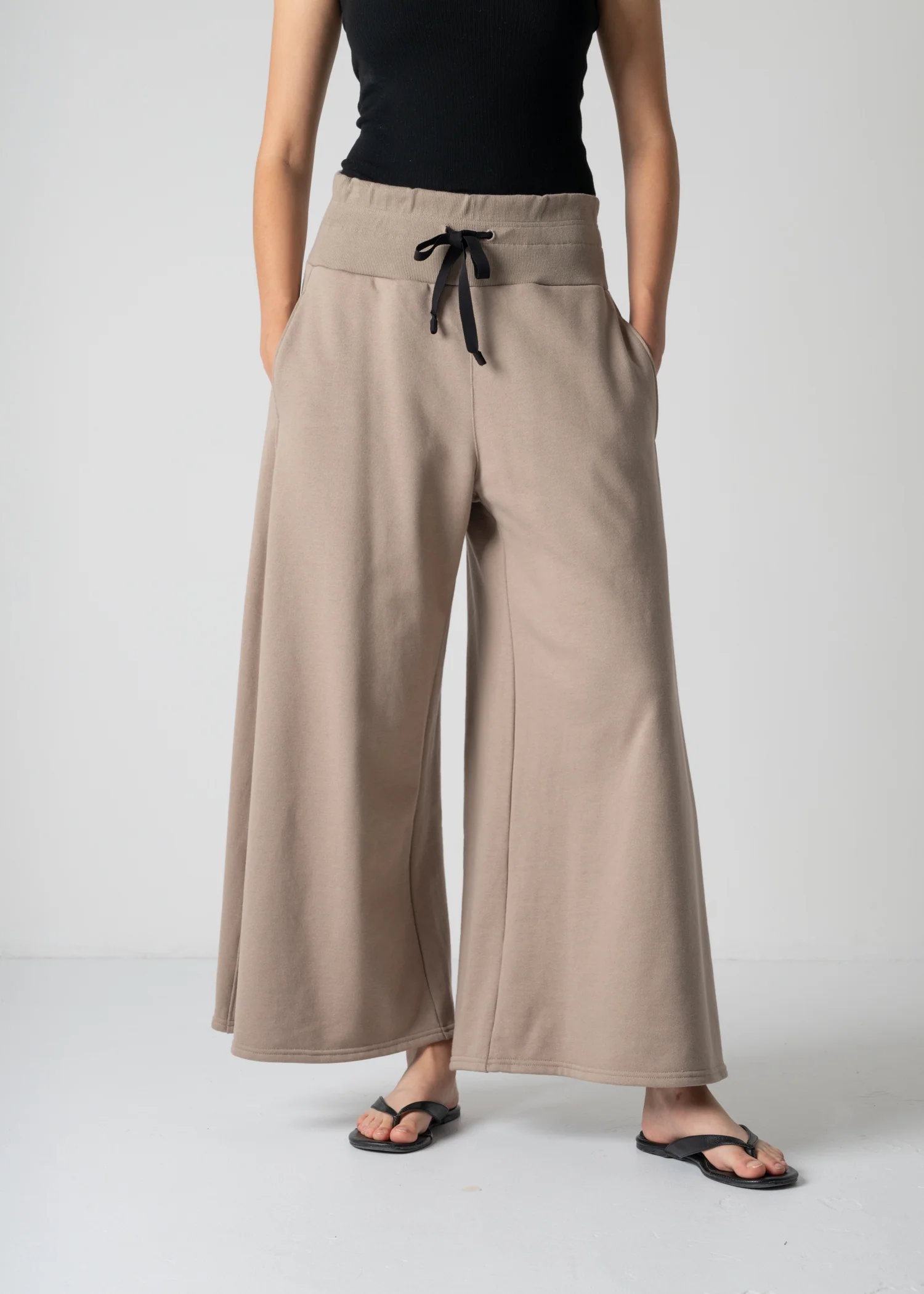 61 LAUREL PALAZZO TROUSERS / AEGEAN ORGANIC TERRY - C12 - Image 9