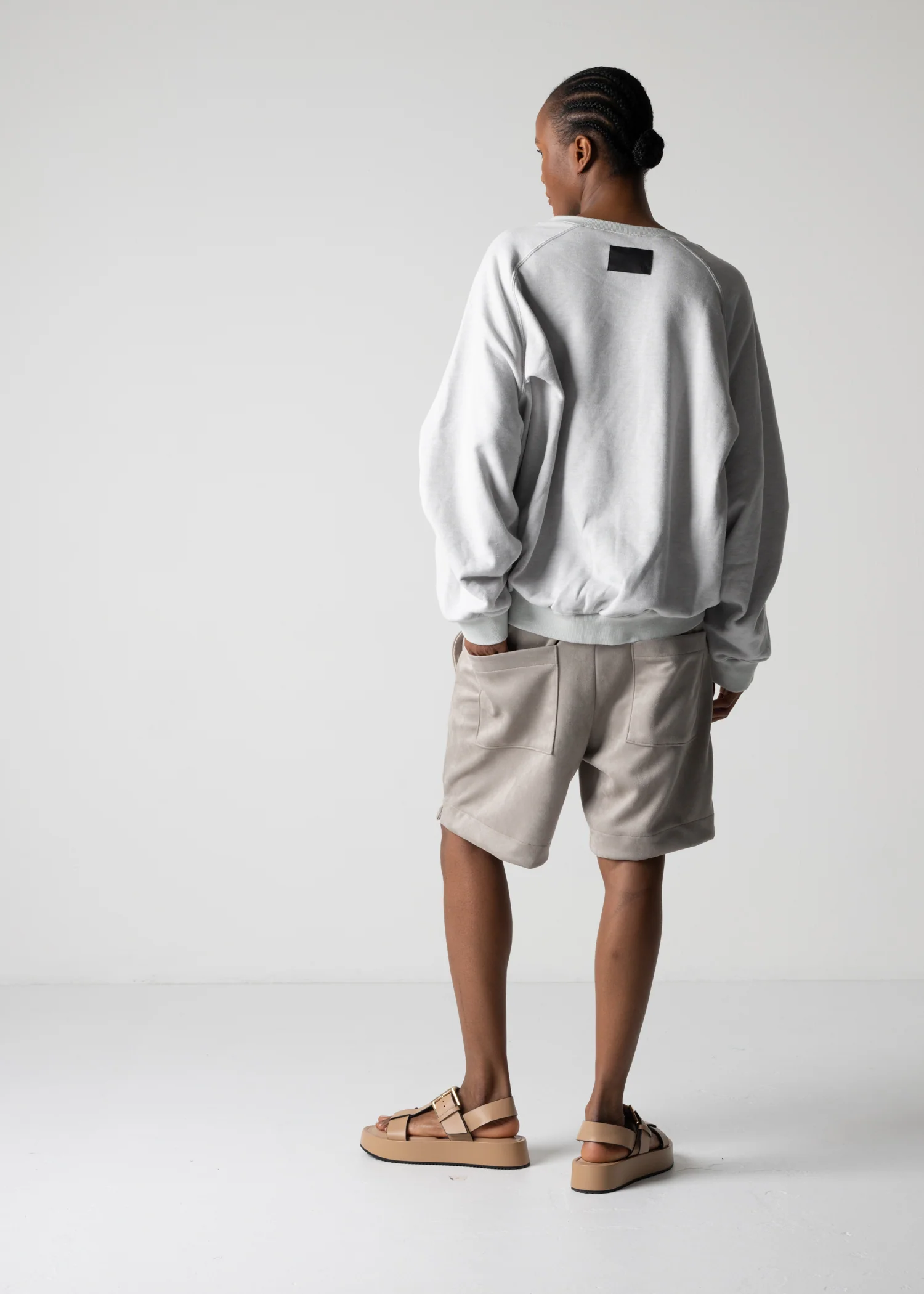 18 LEILA WIDE CUFF SWEAT SHIRT / HEAVY TERRY - C12 - Image 13